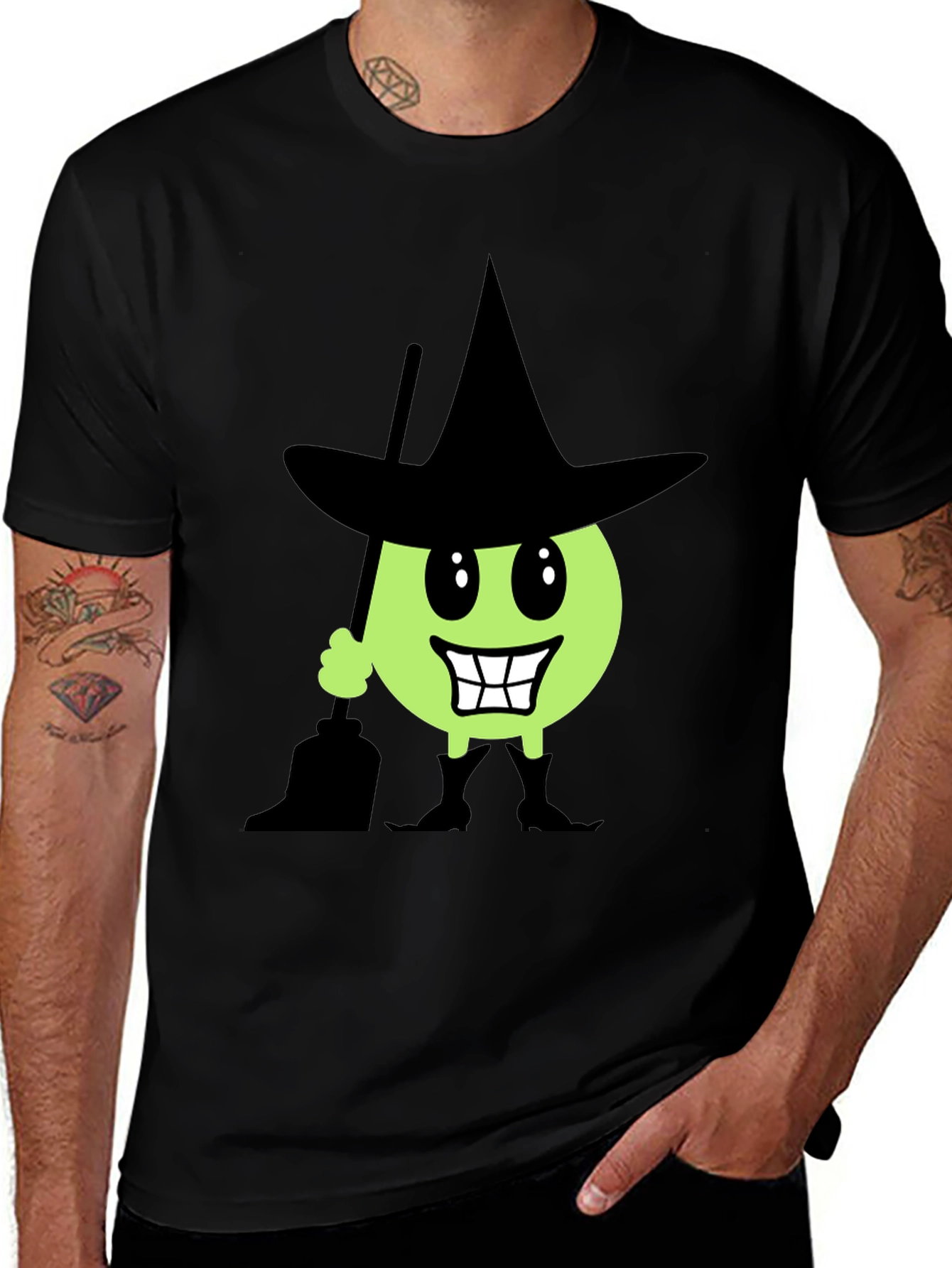 Variant 18 of Halloween Witch Cartoon T-Shirt