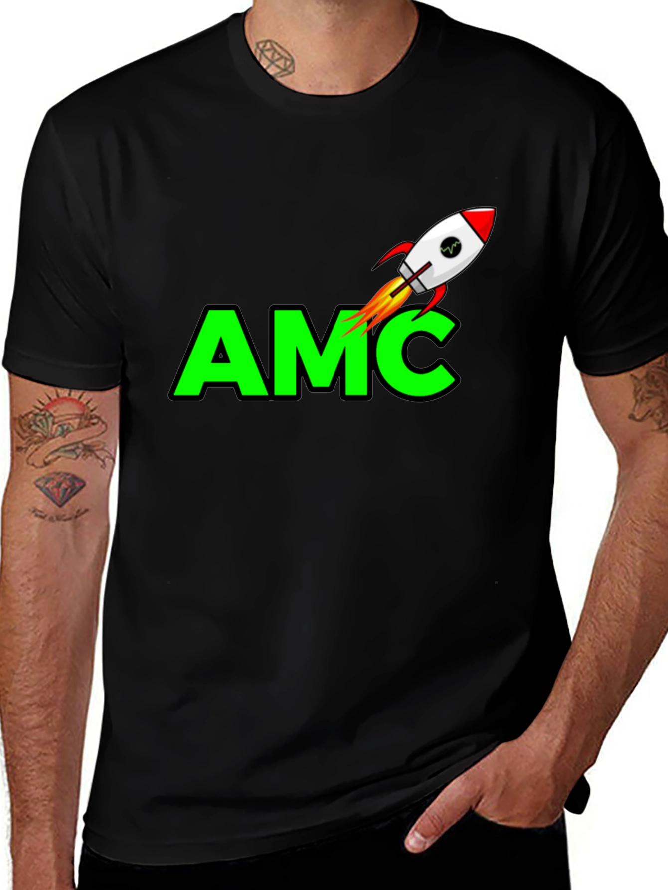 AMC Rocket Black T-Shirt
