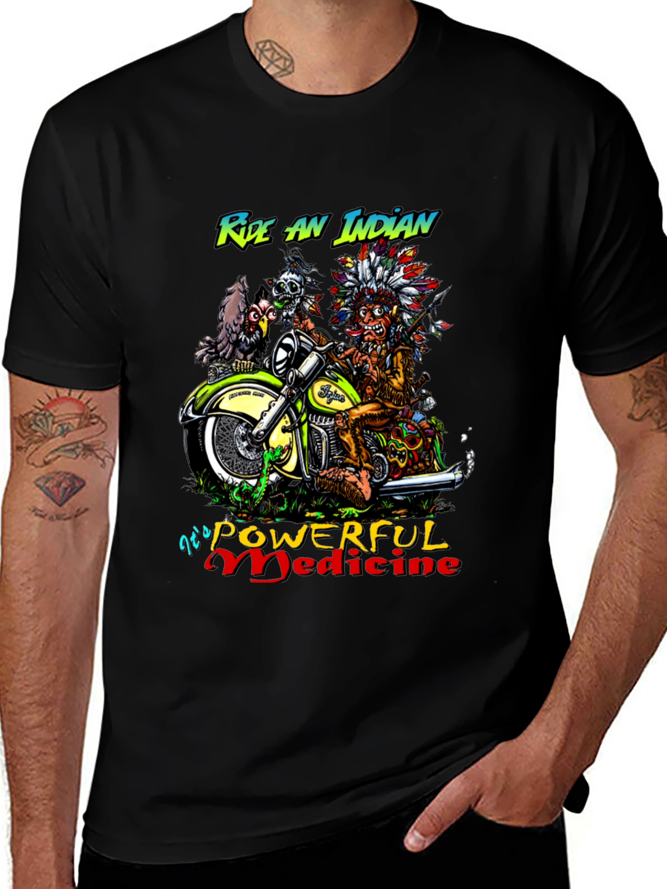 Ride an Indian Powerful Medicine T-Shirt