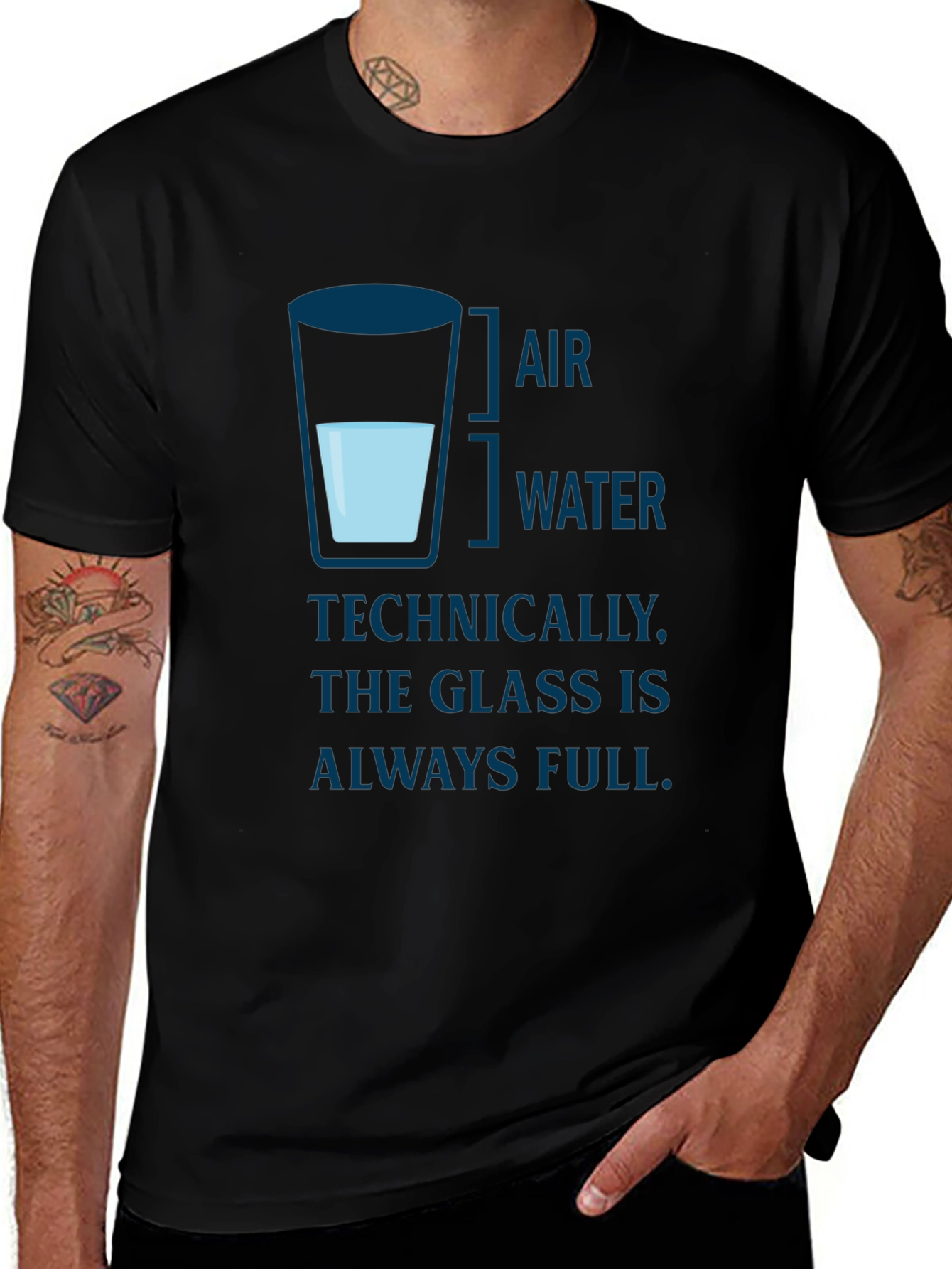 Variant 29 of Technically Full T-Shirt - Funny Science Tee