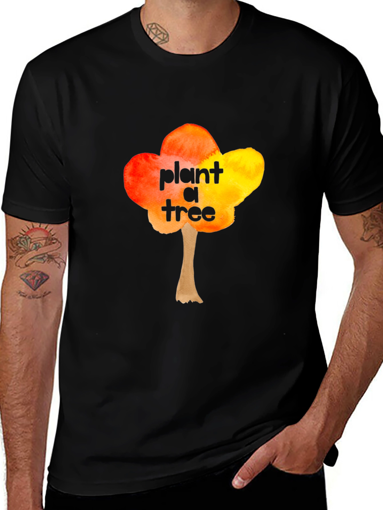 Variant 4 of Plant A Tree Graphic Tee - Eco Friendly Fashion