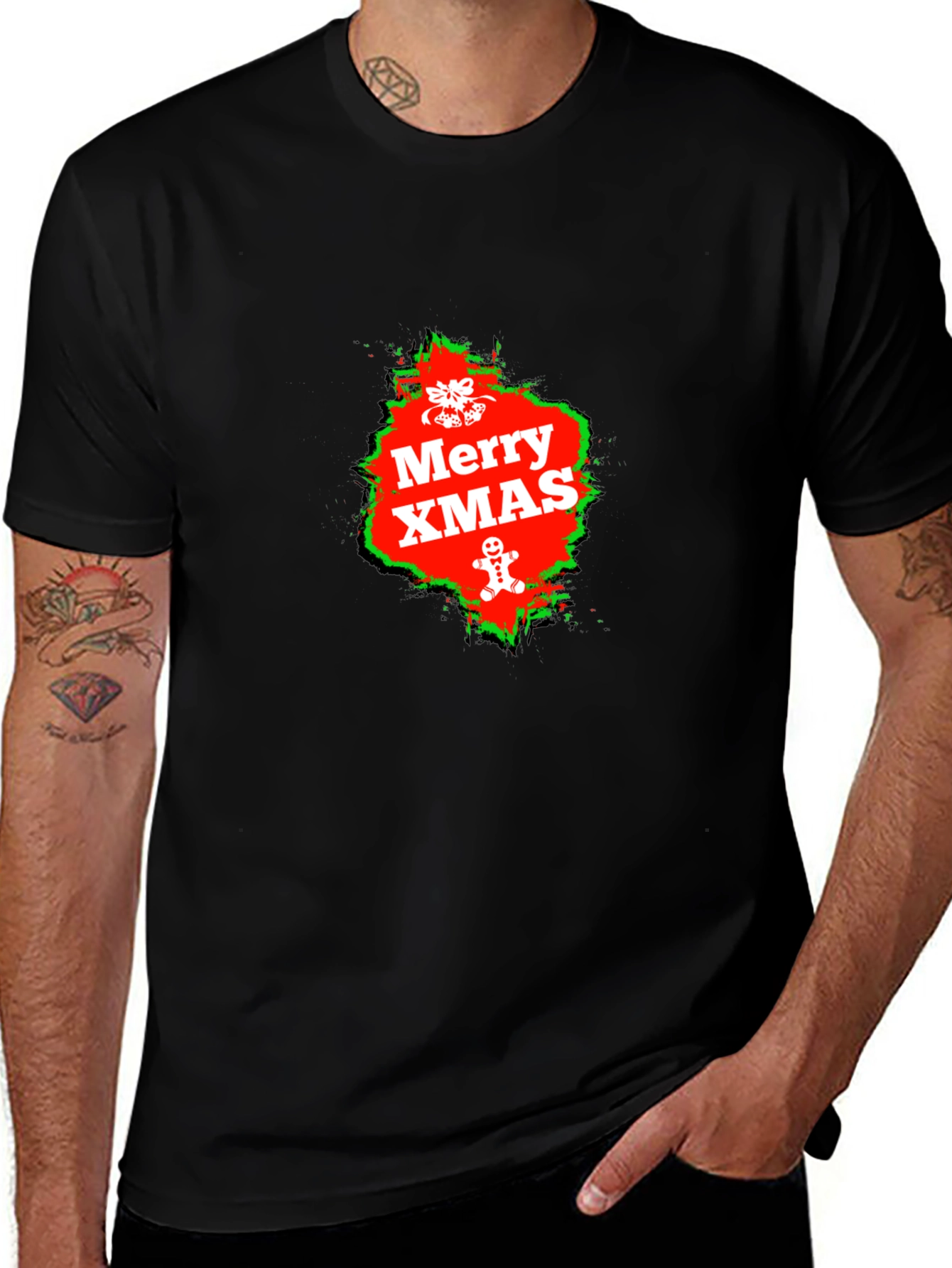 Merry Xmas Holiday Graphic Tee