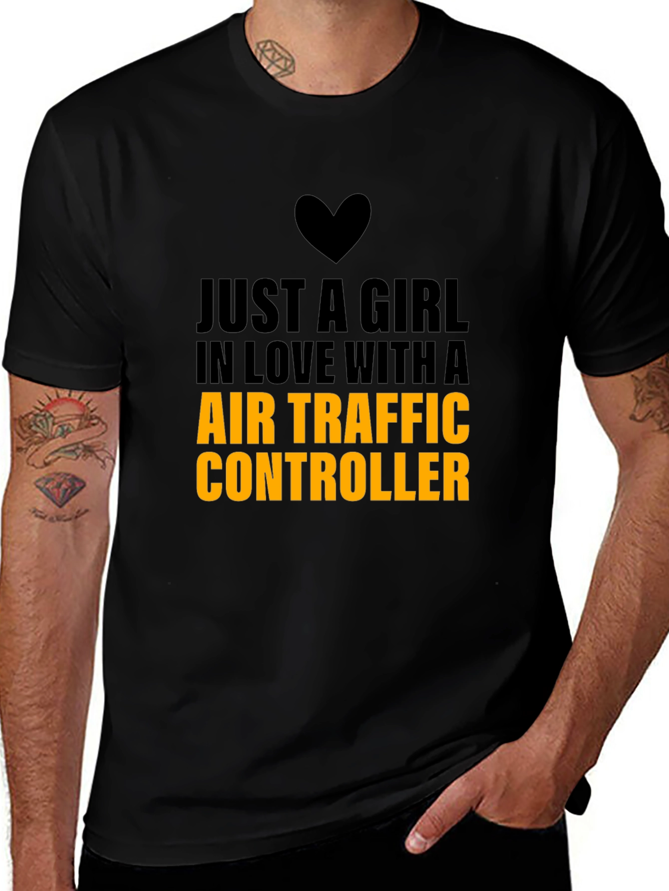 Air Traffic Controller T-Shirt - Just A Girl in Love