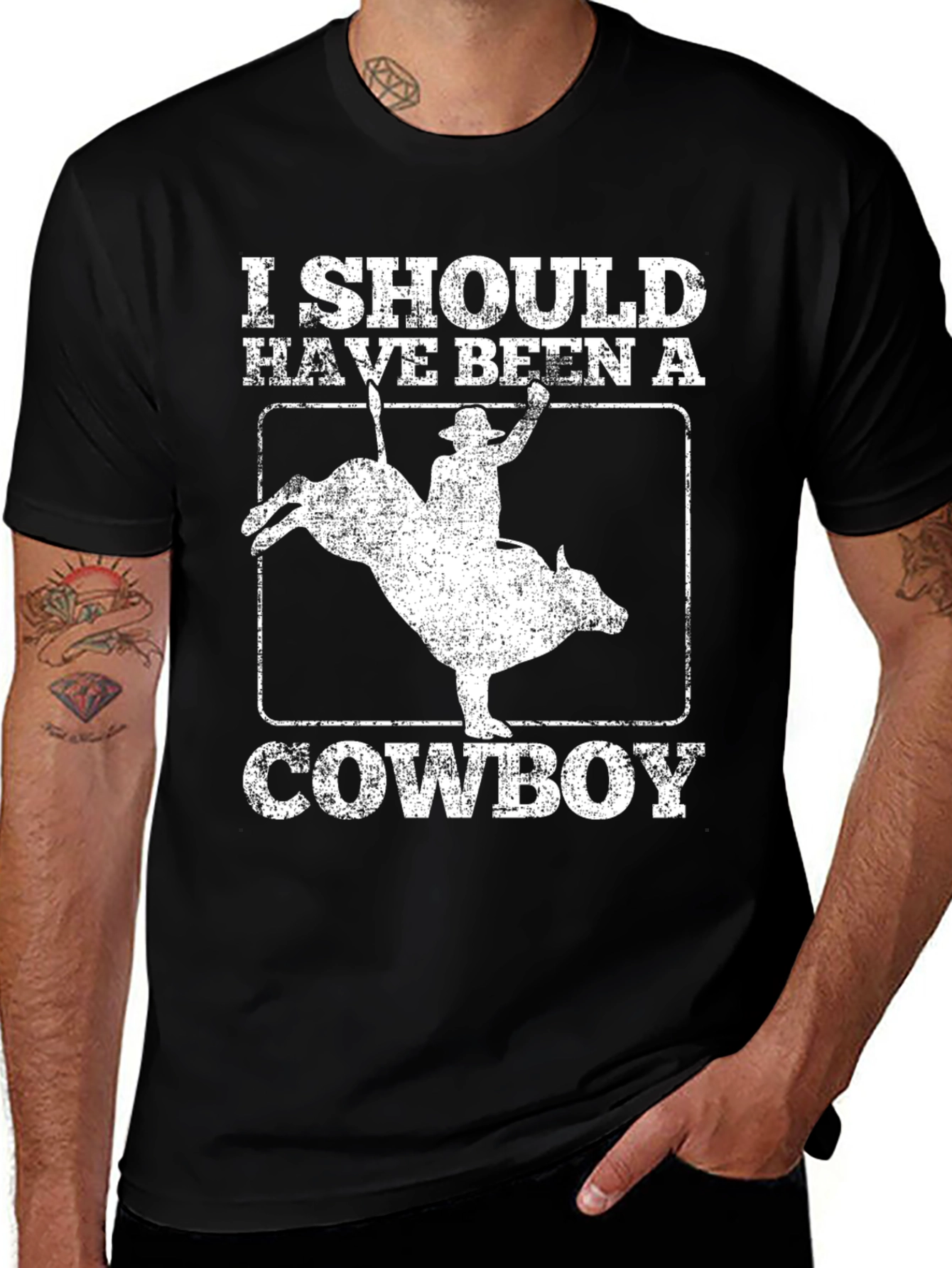 I Should Have Been A Cowboy Graphic Tee