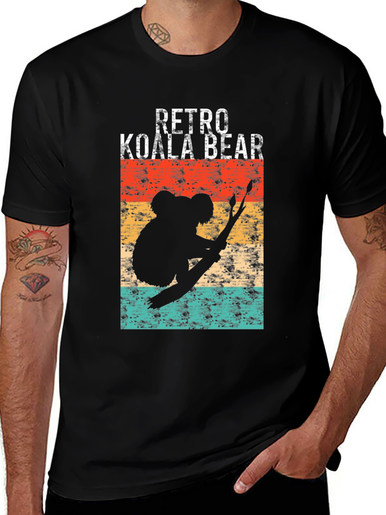 Variant 4 of Retro Koala Bear T-Shirt