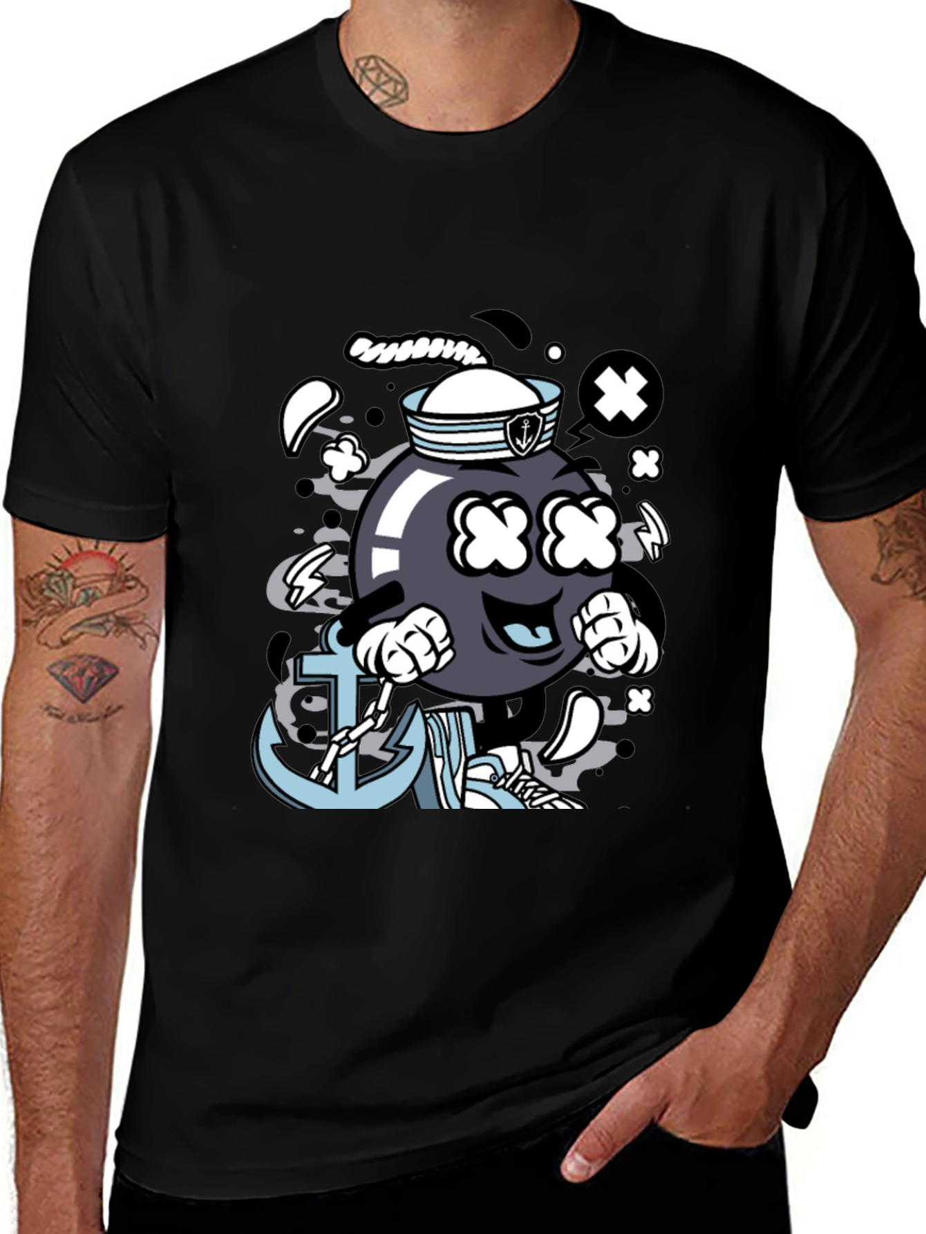 Variant 20 of Cartoon Bomb Sailor T-Shirt