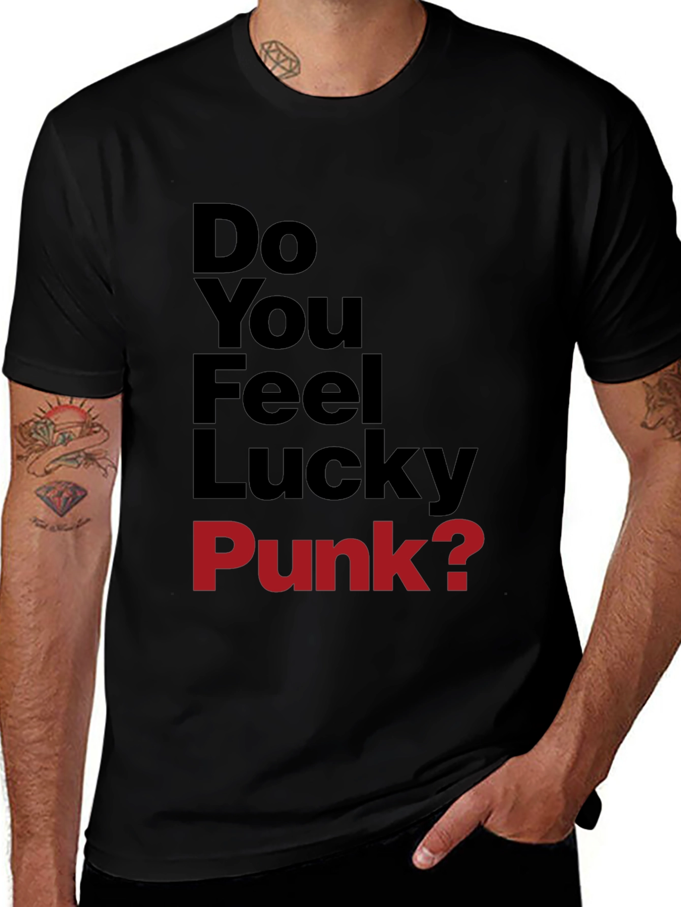 Variant 28 of Do You Feel Lucky Punk? Graphic T-Shirt