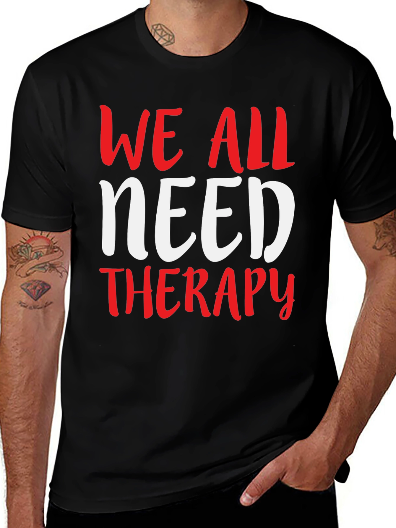 Variant 26 of We All Need Therapy Graphic T-Shirt