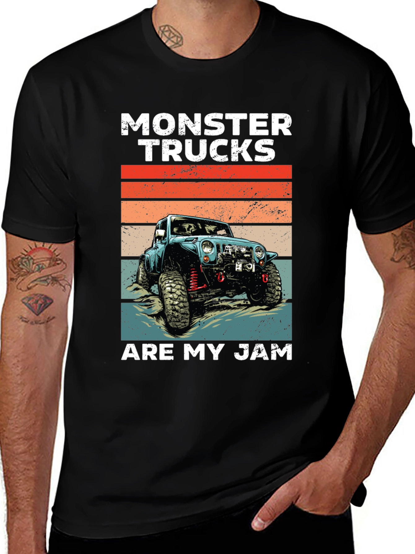 Variant 29 of Monster Trucks Are My Jam Graphic Tee