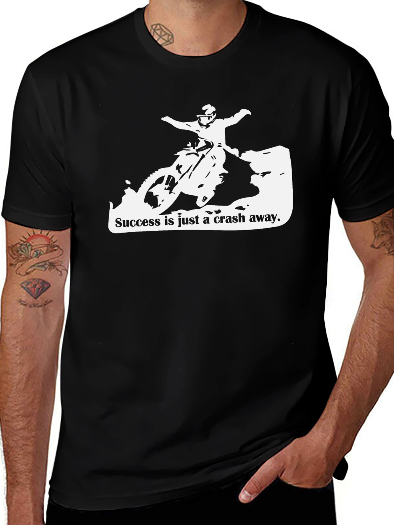 Variant 29 of Dirt Bike T-Shirt - Success is a Crash Away