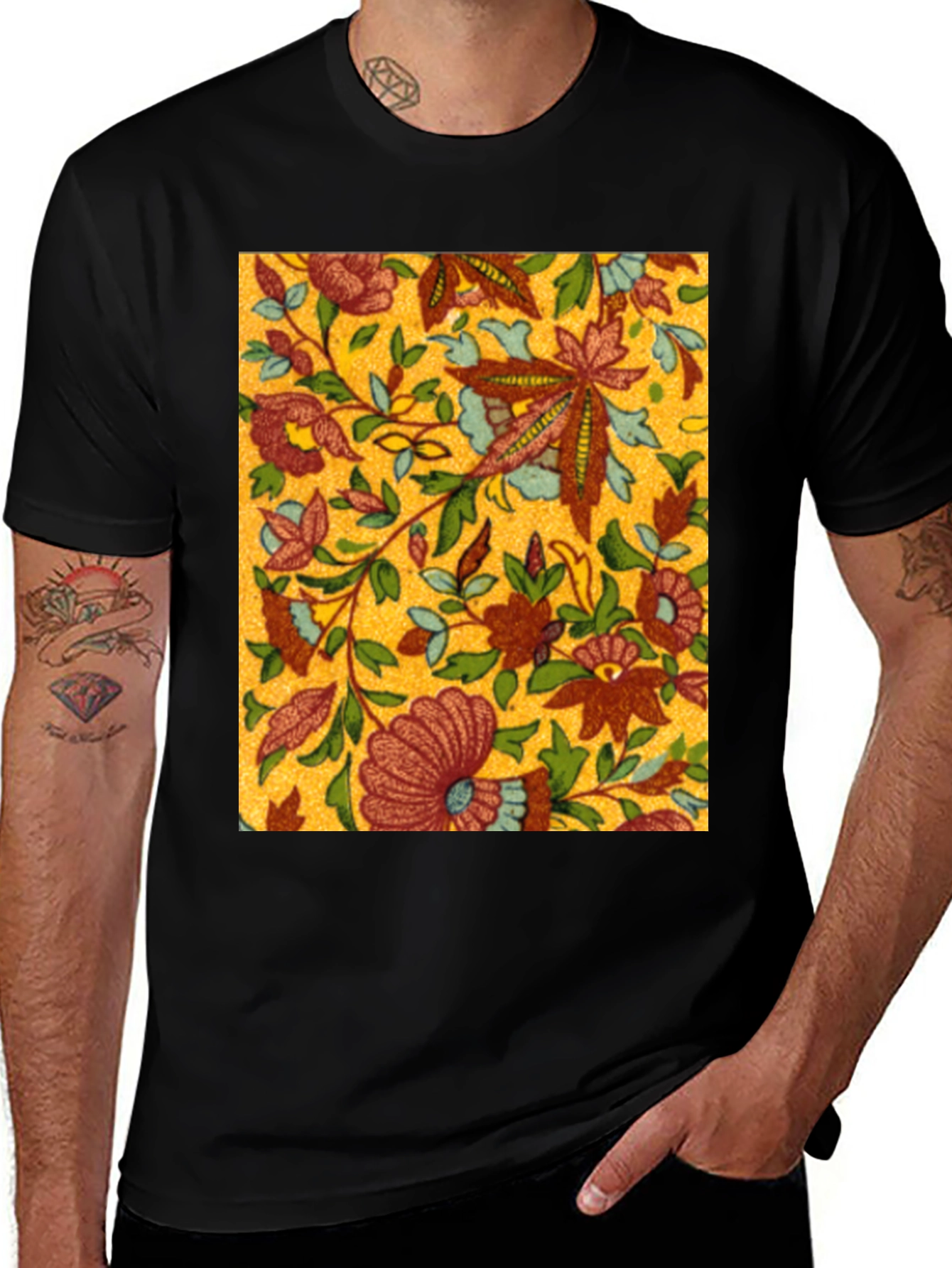 Variant 30 of Floral Pattern Graphic Tee