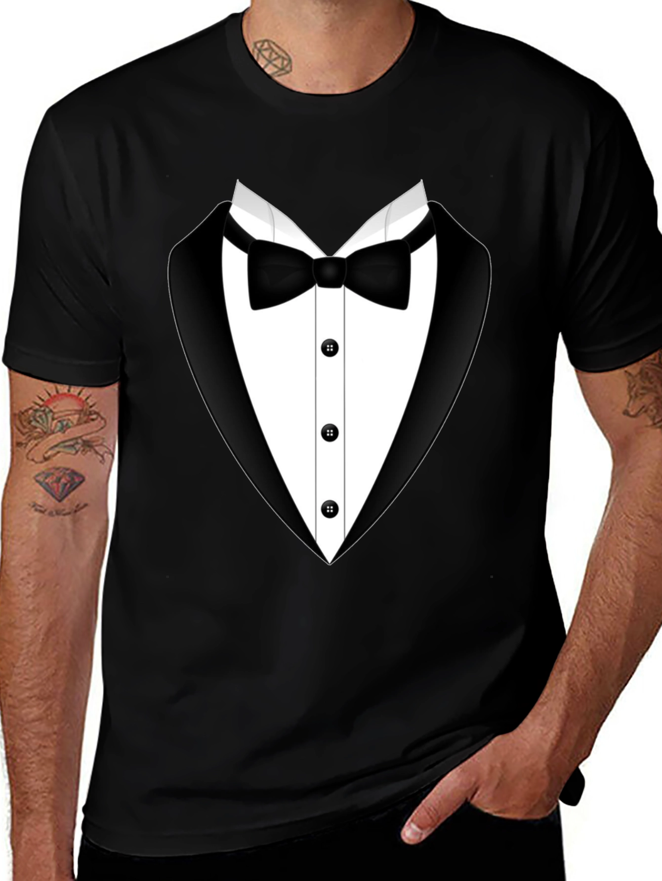 Variant 14 of Tuxedo T-Shirt - Novelty Formal Wear Design