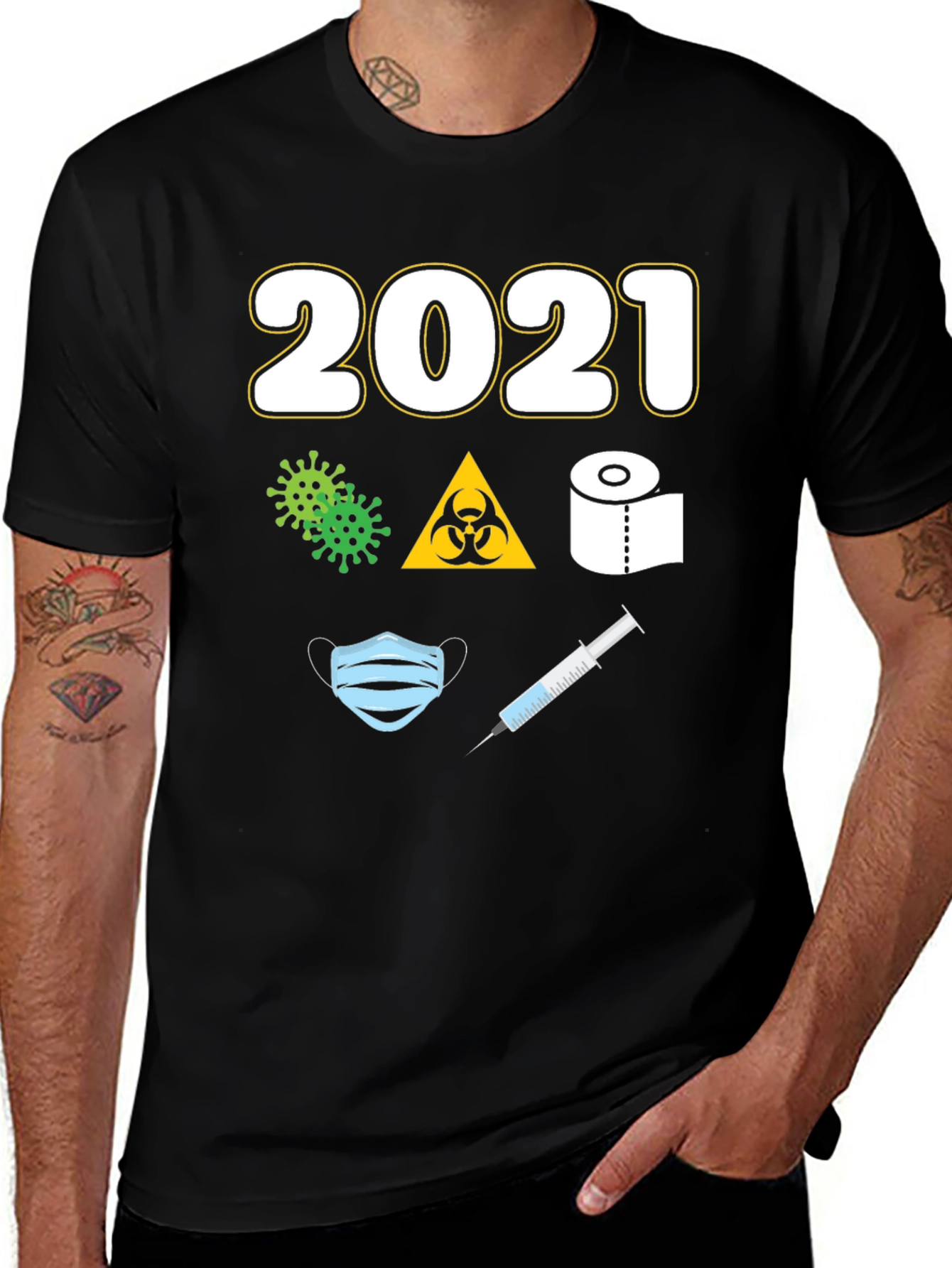 Variant 14 of 2021 Covid Pandemic Themed Novelty Graphic Tee