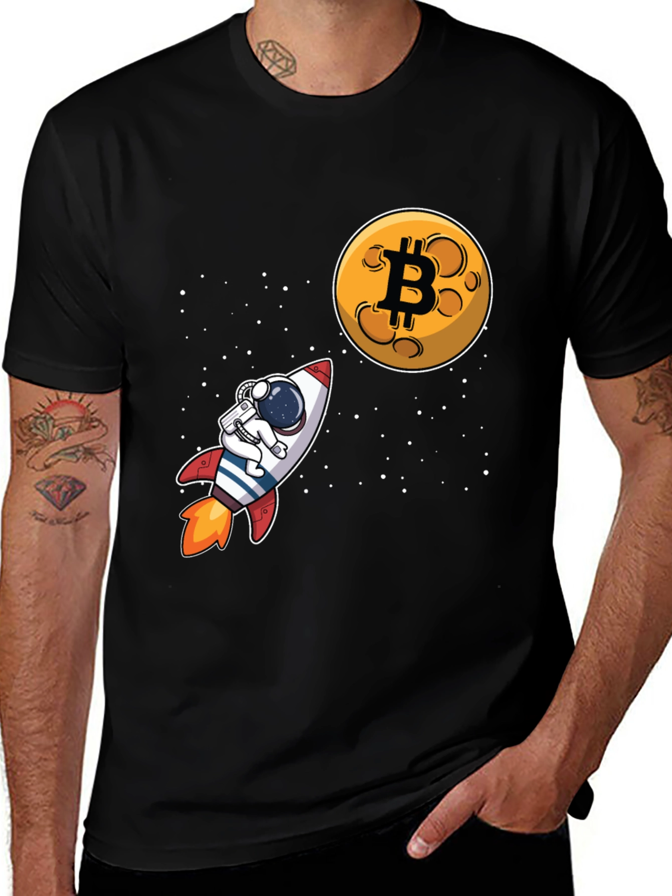 Bitcoin To The Moon T-Shirt