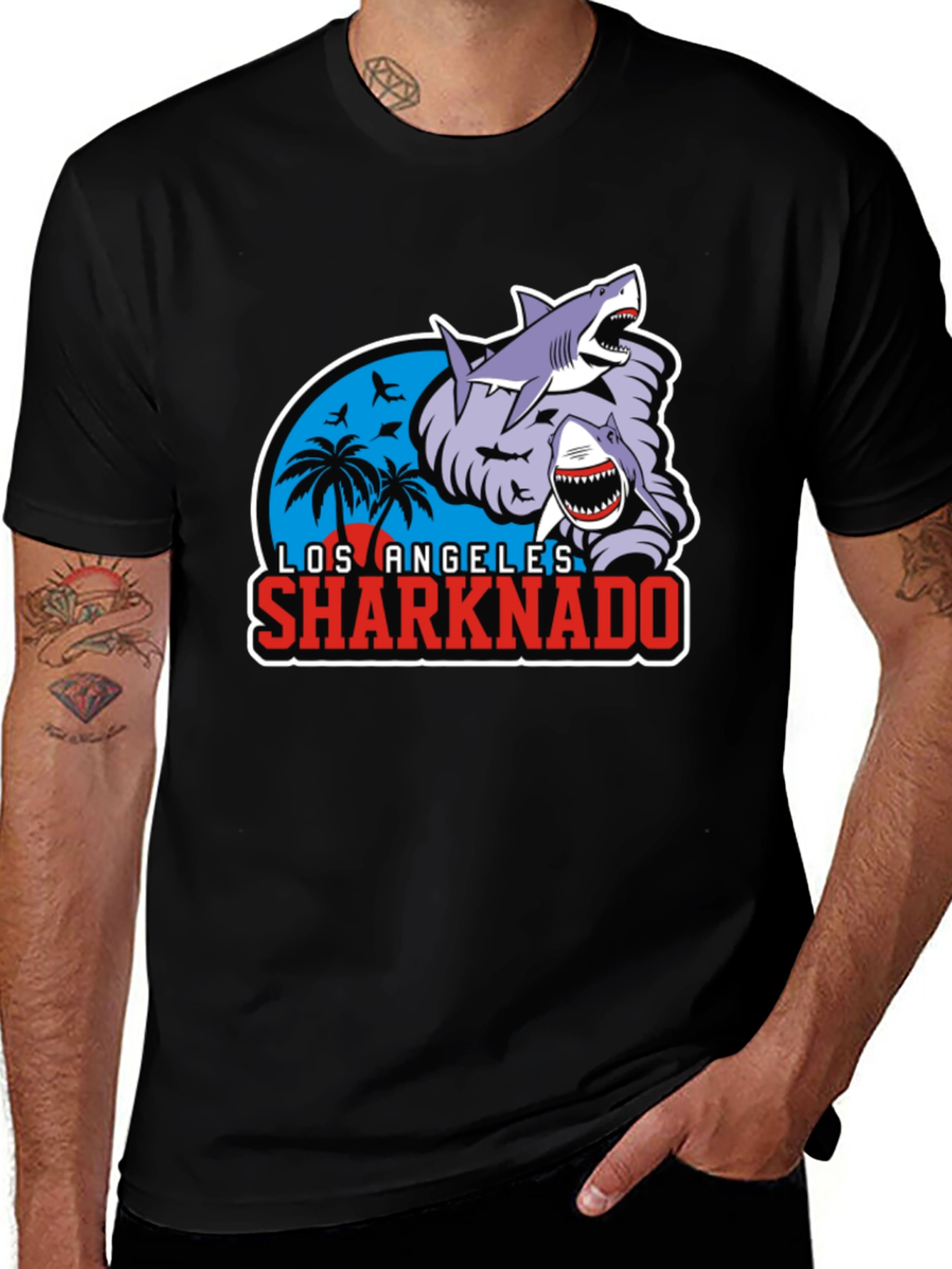 Variant 13 of Los Angeles Sharknado T-Shirt
