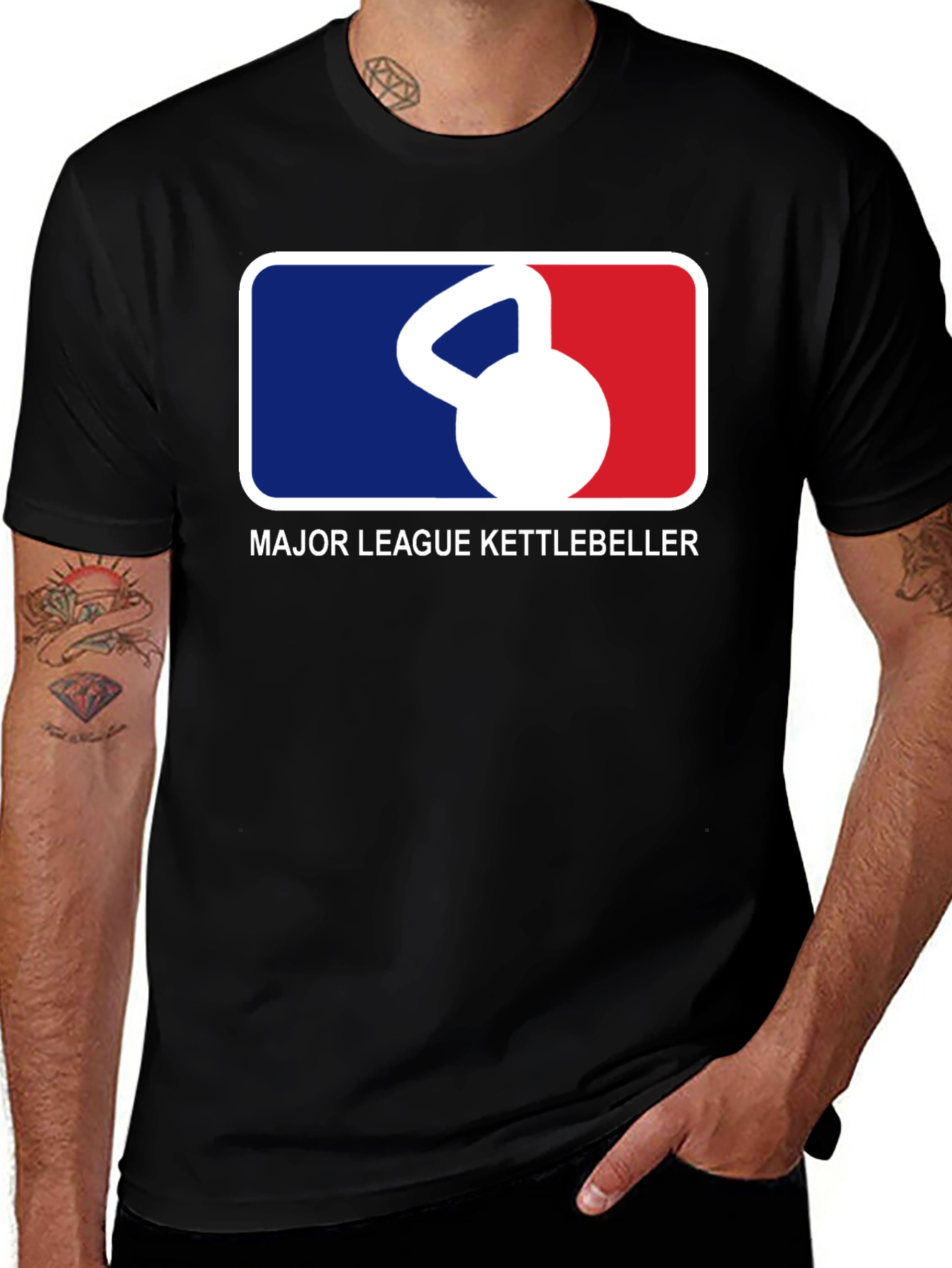 Variant 15 of Major League Kettlebell T-Shirt