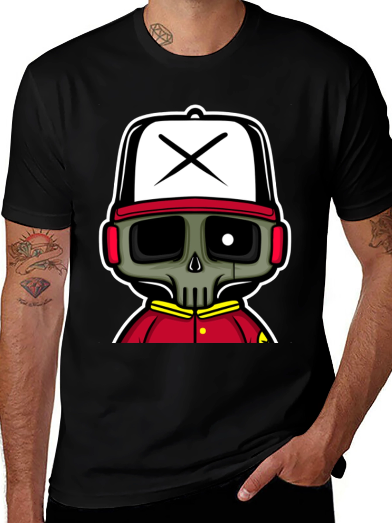 Variant 9 of Cool Skull Graphic Tee
