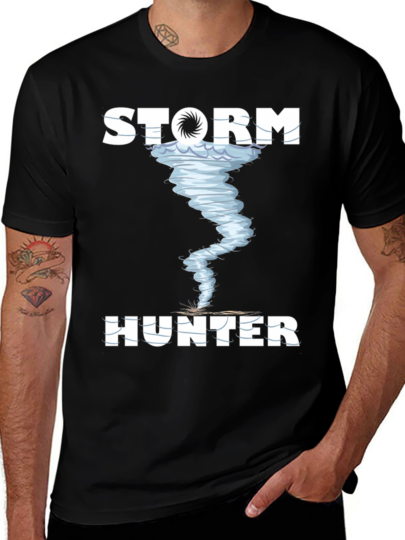 Variant 22 of Storm Hunter Graphic T-Shirt - Weather Chaser Apparel