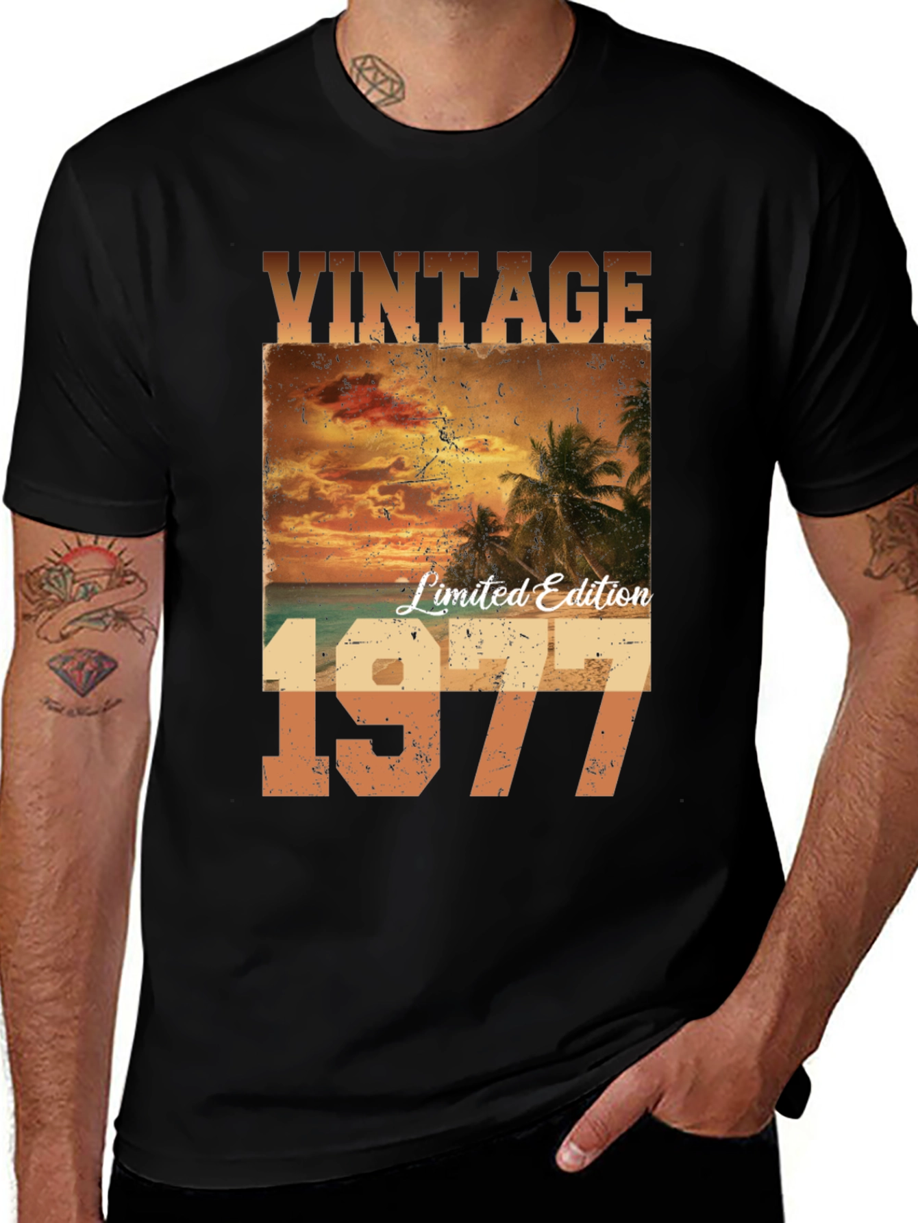Variant 4 of Vintage 1977 Limited Edition Graphic Tee