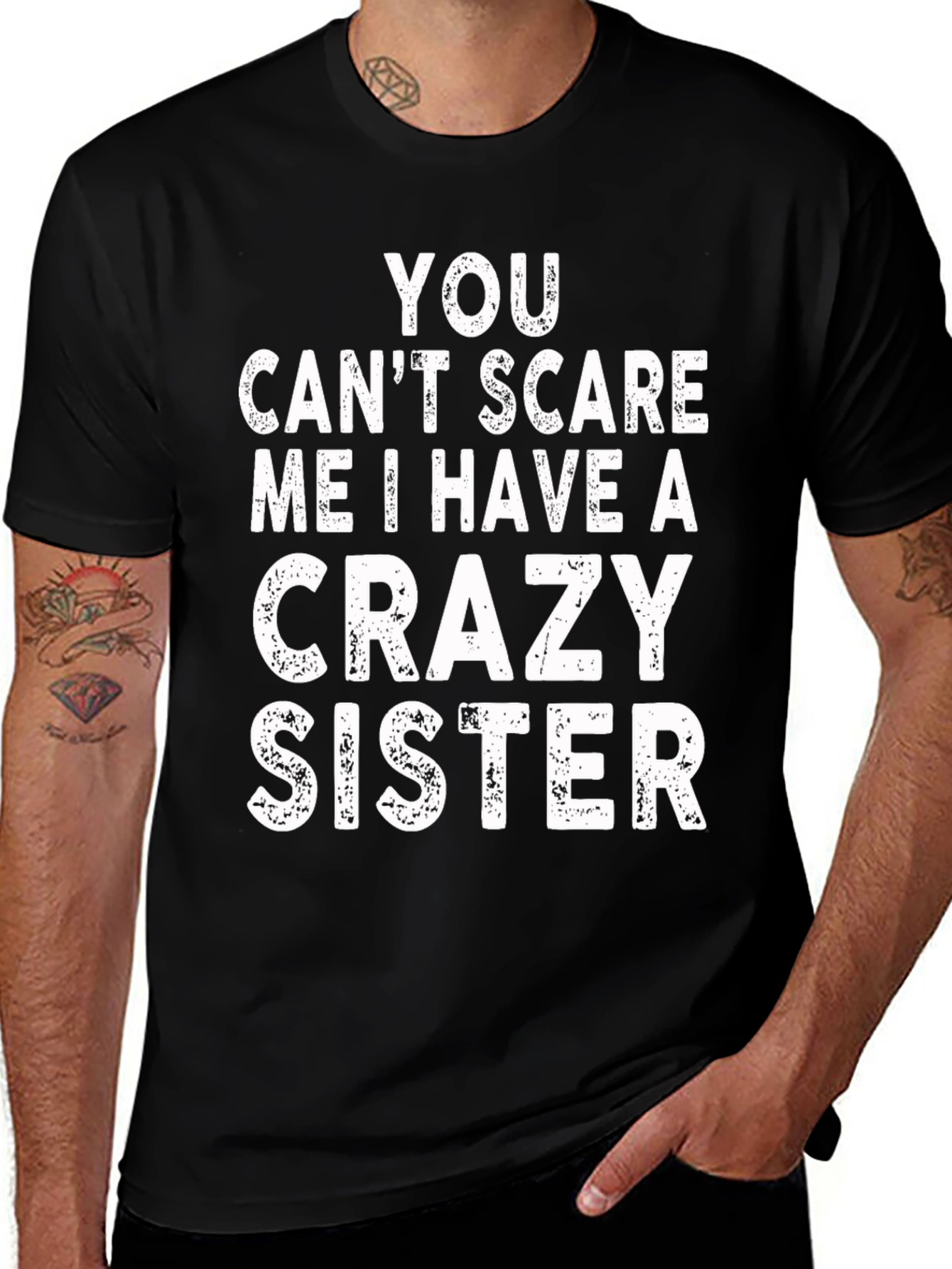 Variant 5 of Funny Crazy Sister T-Shirt 