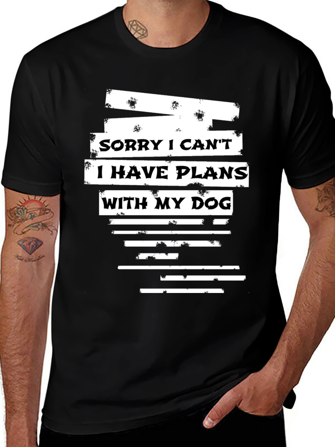 Variant 25 of Dog Lover T-Shirt - Sorry I Have Plans