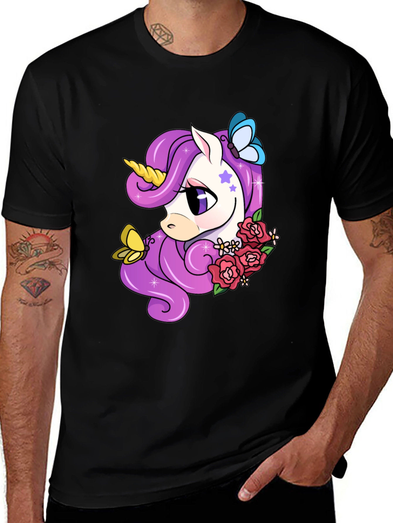 Variant 22 of Unicorn Graphic Tee - Cute Cartoon Design