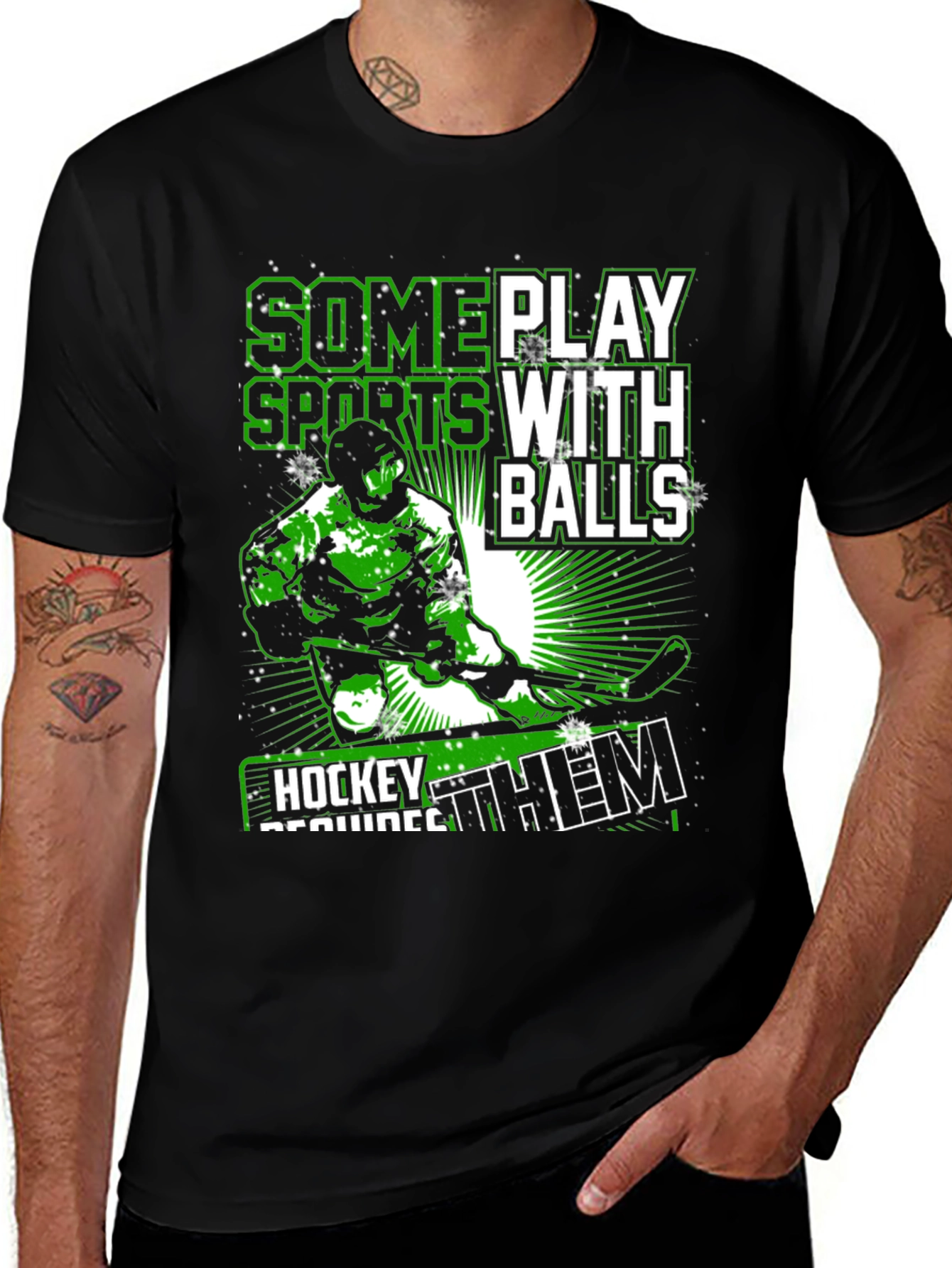 Variant 30 of Hockey Requires Balls T-Shirt