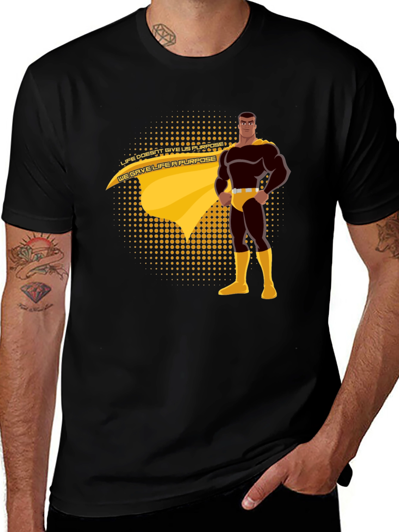 Variant 5 of Purpose Driven Superhero Graphic T-Shirt