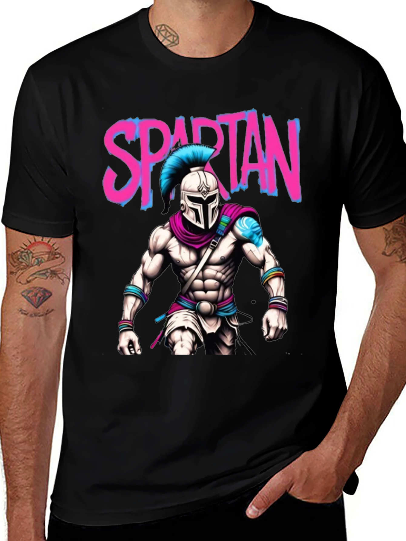 Variant 30 of Spartan Warrior T-Shirt: Bold Graphic Tee