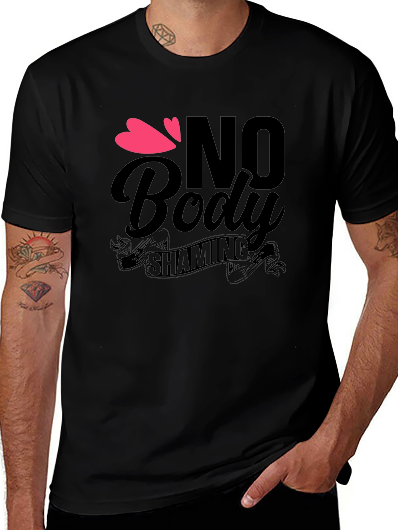 Variant 6 of No Body Shaming Graphic Tee