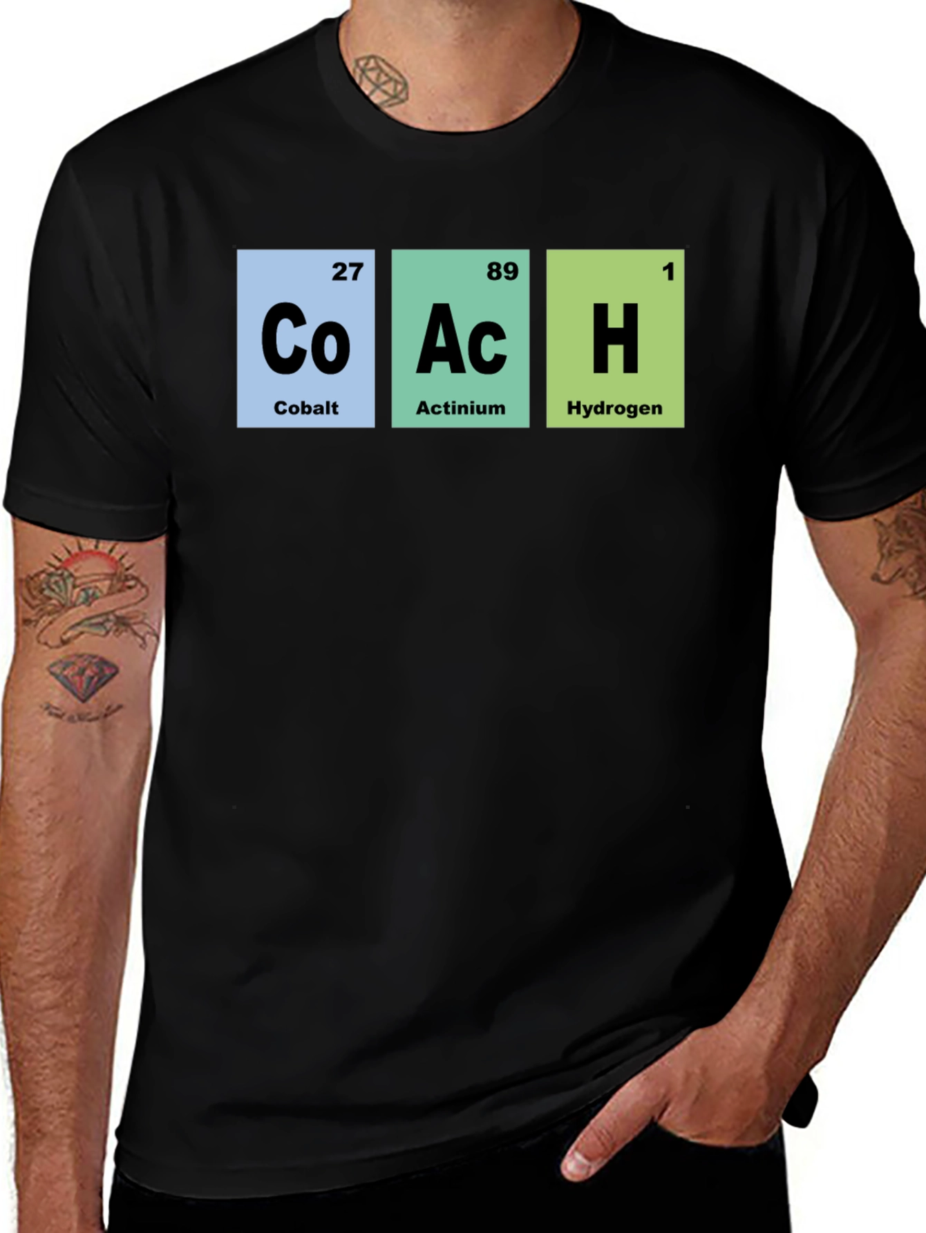 Periodic Table Coach T-Shirt - Chemistry Elements