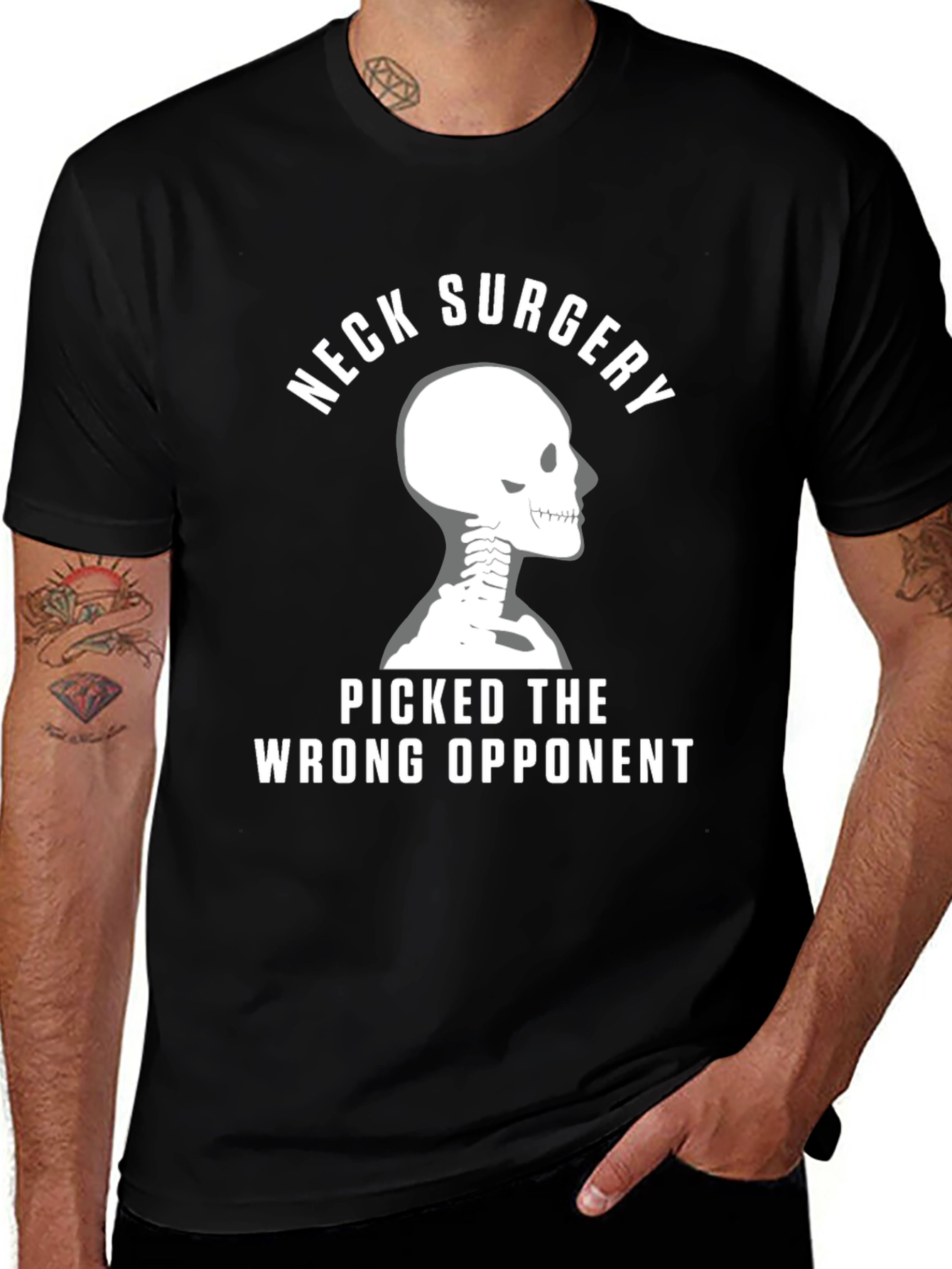 Neck Surgery T-Shirt - Picked the Wrong Opponent
