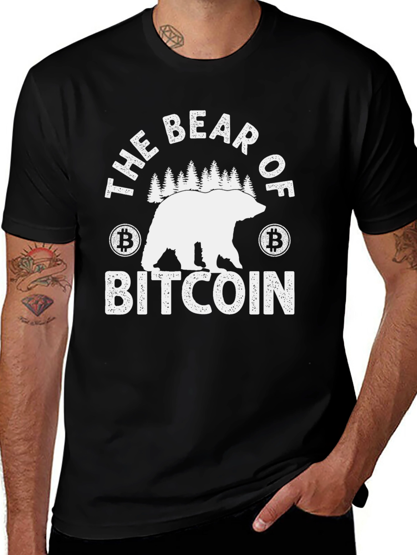 Variant 4 of Bitcoin Bear Market T-Shirt