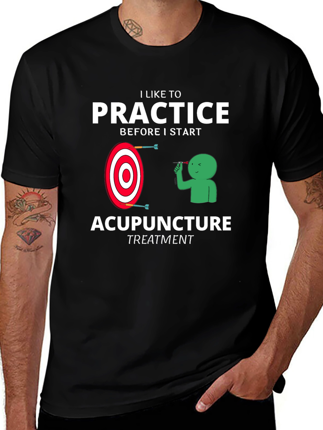 Variant 30 of Acupuncture Practice Funny T-Shirt