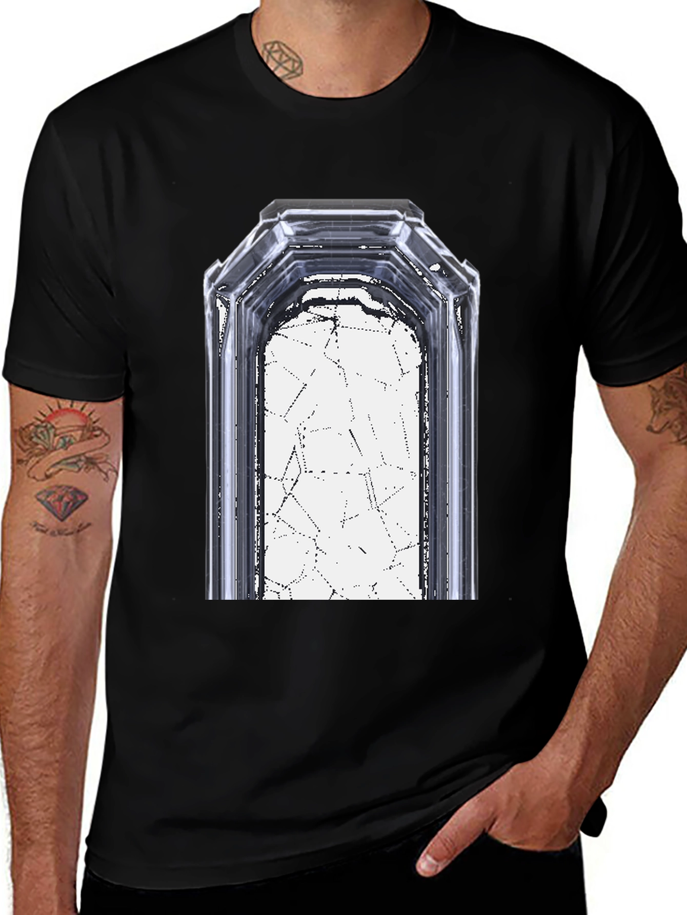 Variant 30 of Sci-Fi Portal Graphic T-Shirt
