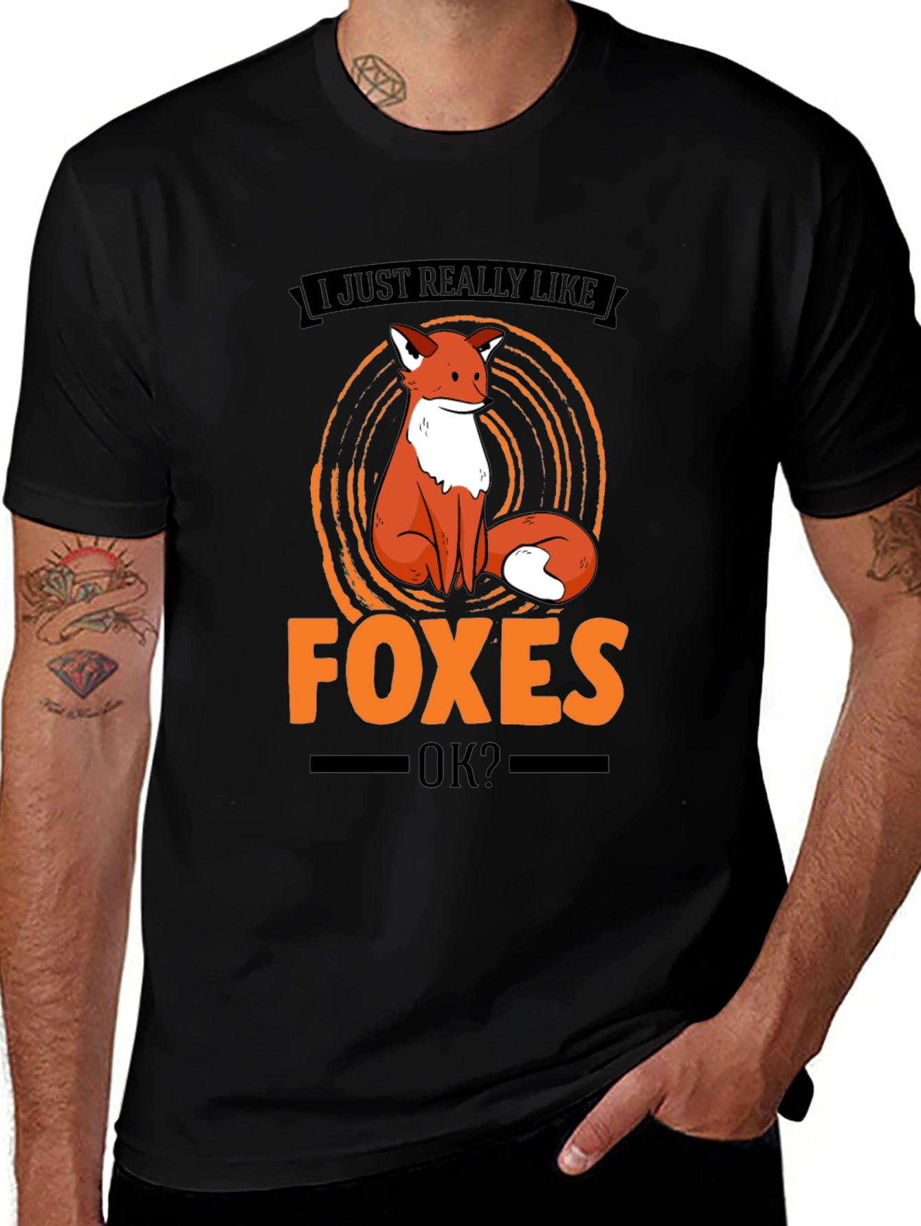 Variant 18 of Fox Lover T-Shirt - I Just Really Like Foxes