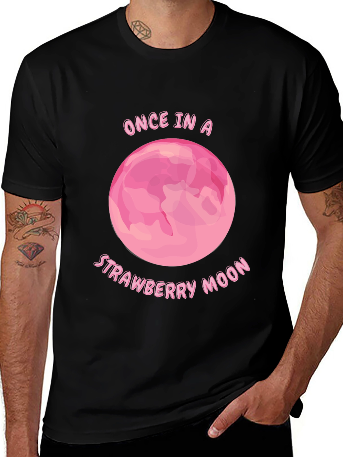 Variant 10 of Strawberry Moon Graphic T-Shirt - Limited Edition
