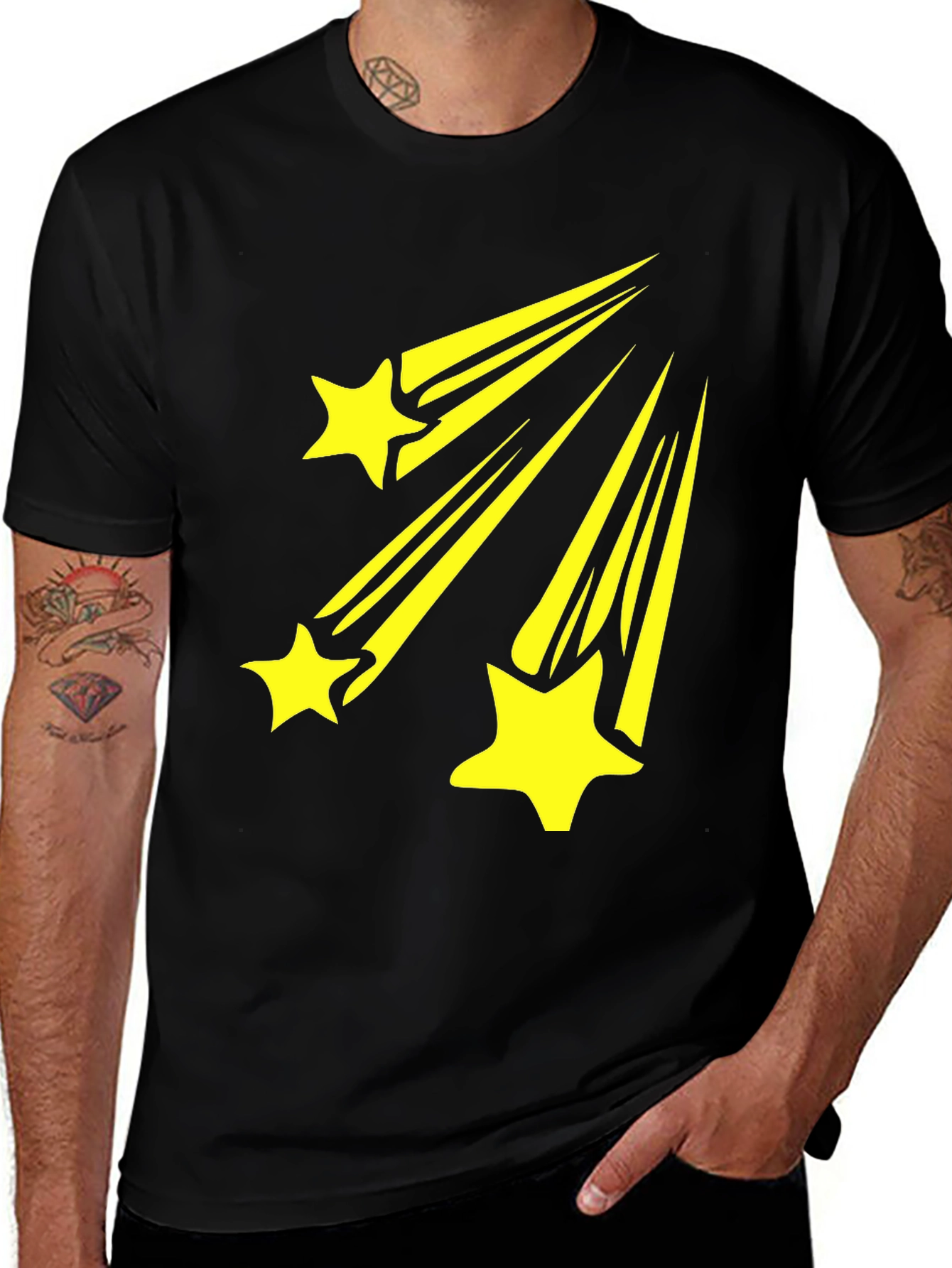 Shooting Stars Graphic T-Shirt