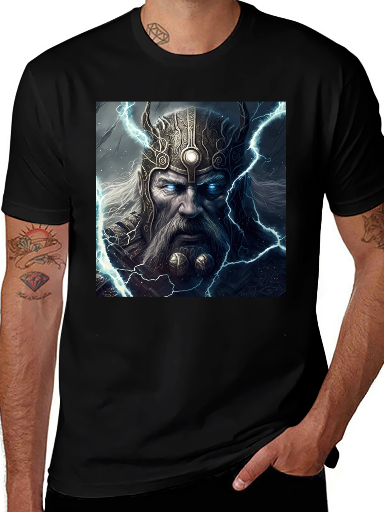 Variant 19 of Odin God of Thunder Graphic Tee