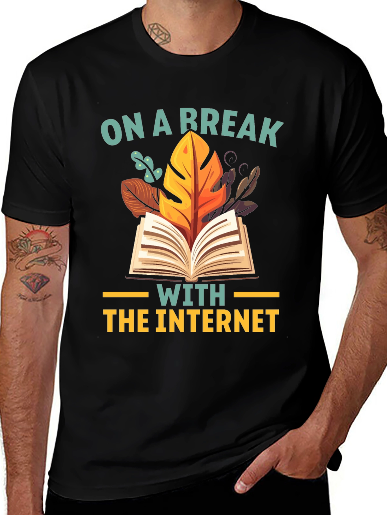 Variant 5 of On a Break with the Internet Graphic Tee