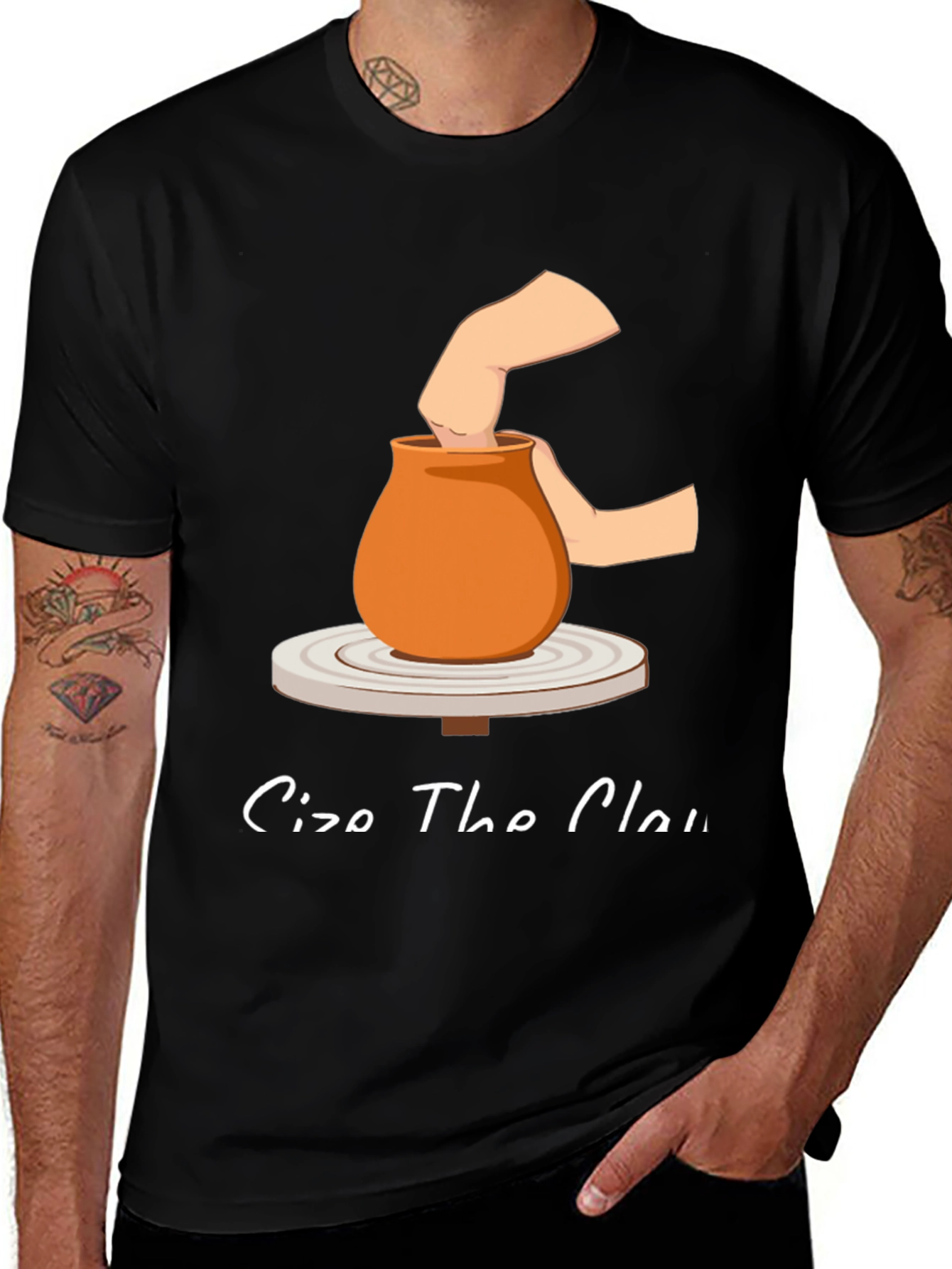 Pottery Wheel Graphic T-Shirt
