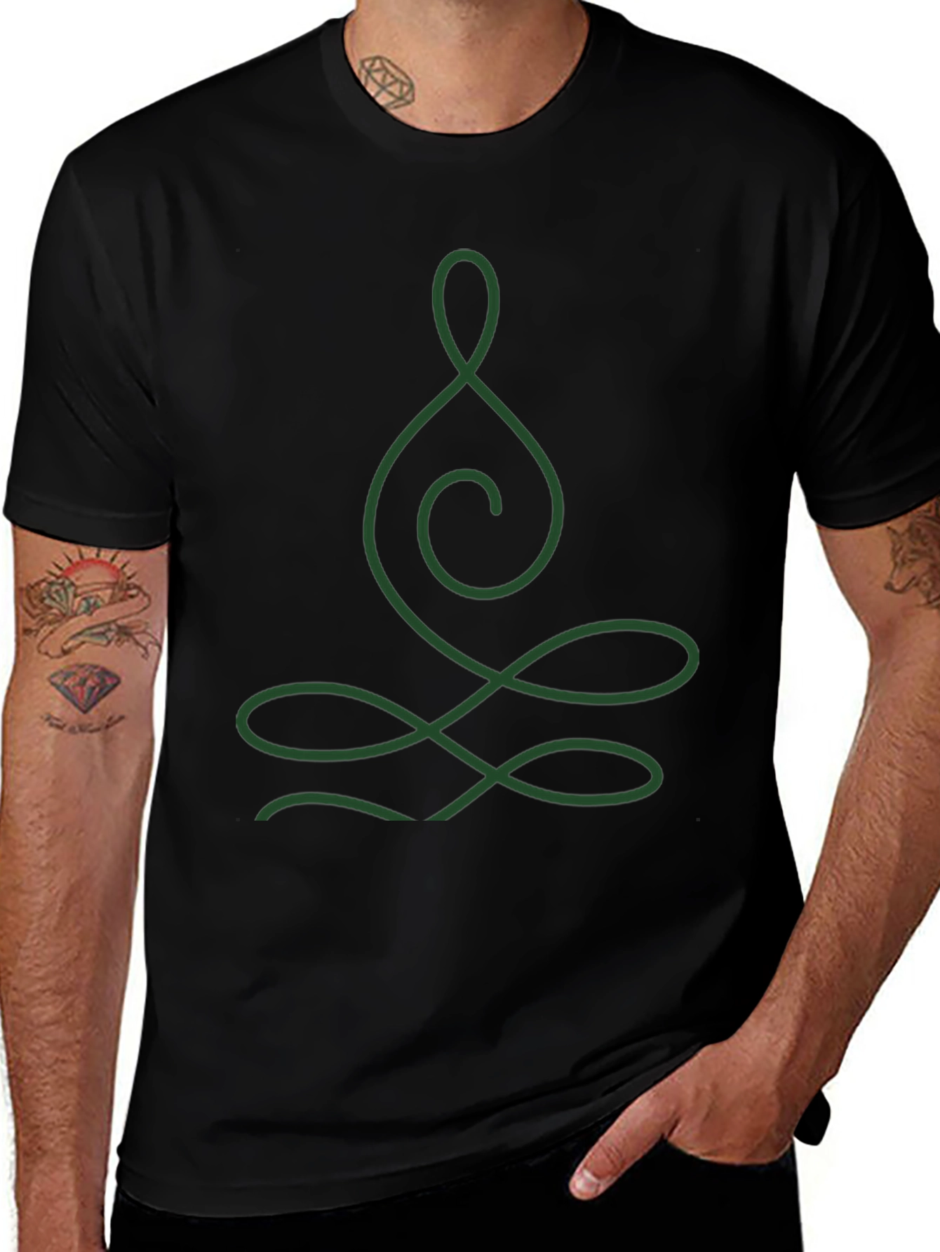 Variant 30 of Yoga Symbol T-Shirt - Zen Meditation Tee