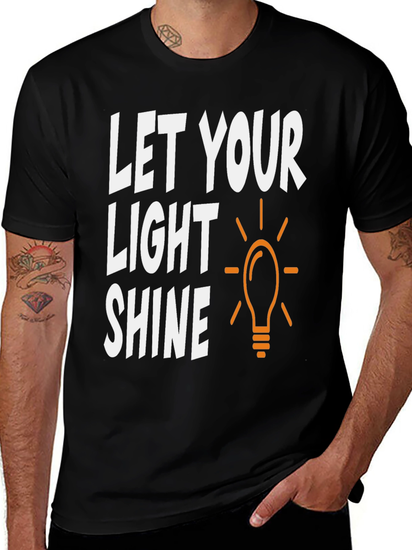 Variant 15 of Let Your Light Shine Graphic T-Shirt