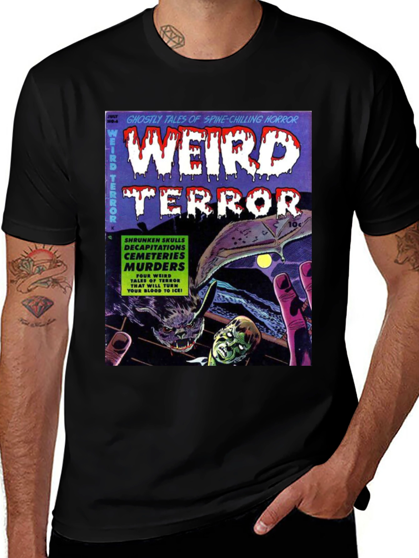 Variant 8 of Weird Terror Comic Book Cover T-Shirt