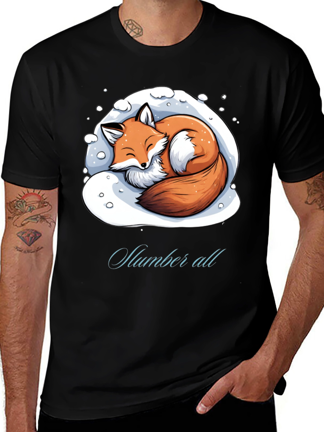 Variant 27 of Cozy Fox Slumber All T-Shirt