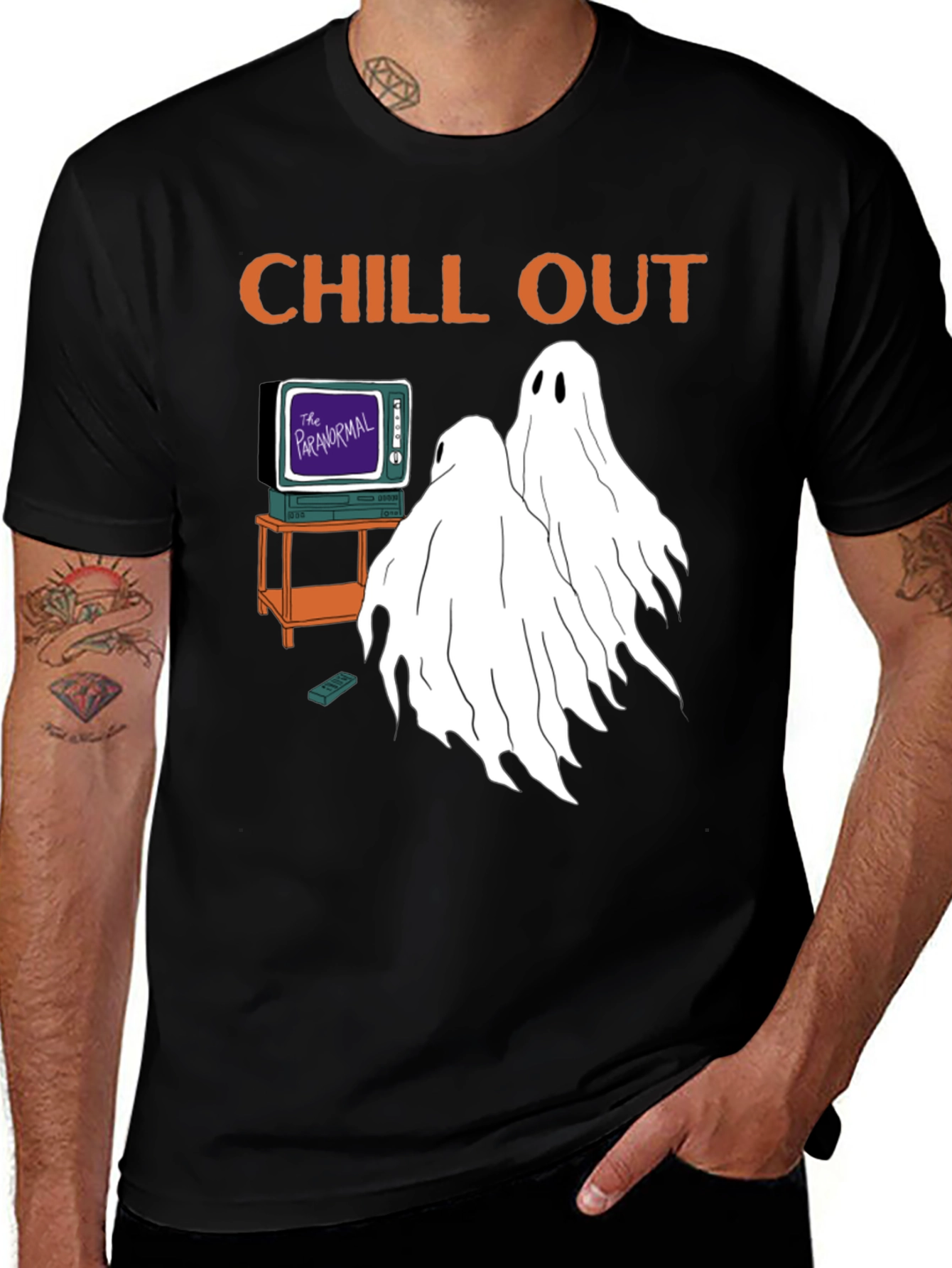Variant 22 of Chill Out Paranormal Ghosts T-Shirt