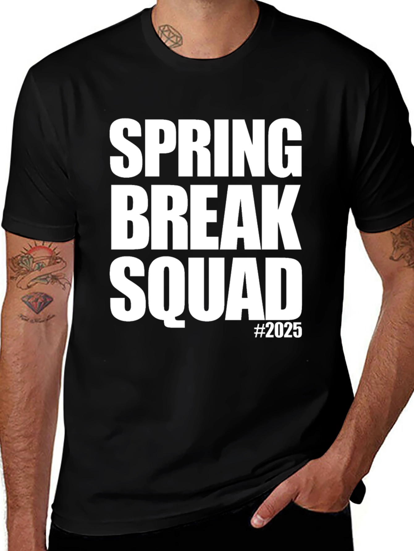 Spring Break Squad 2025 T-Shirt - Fun Vacation Tee