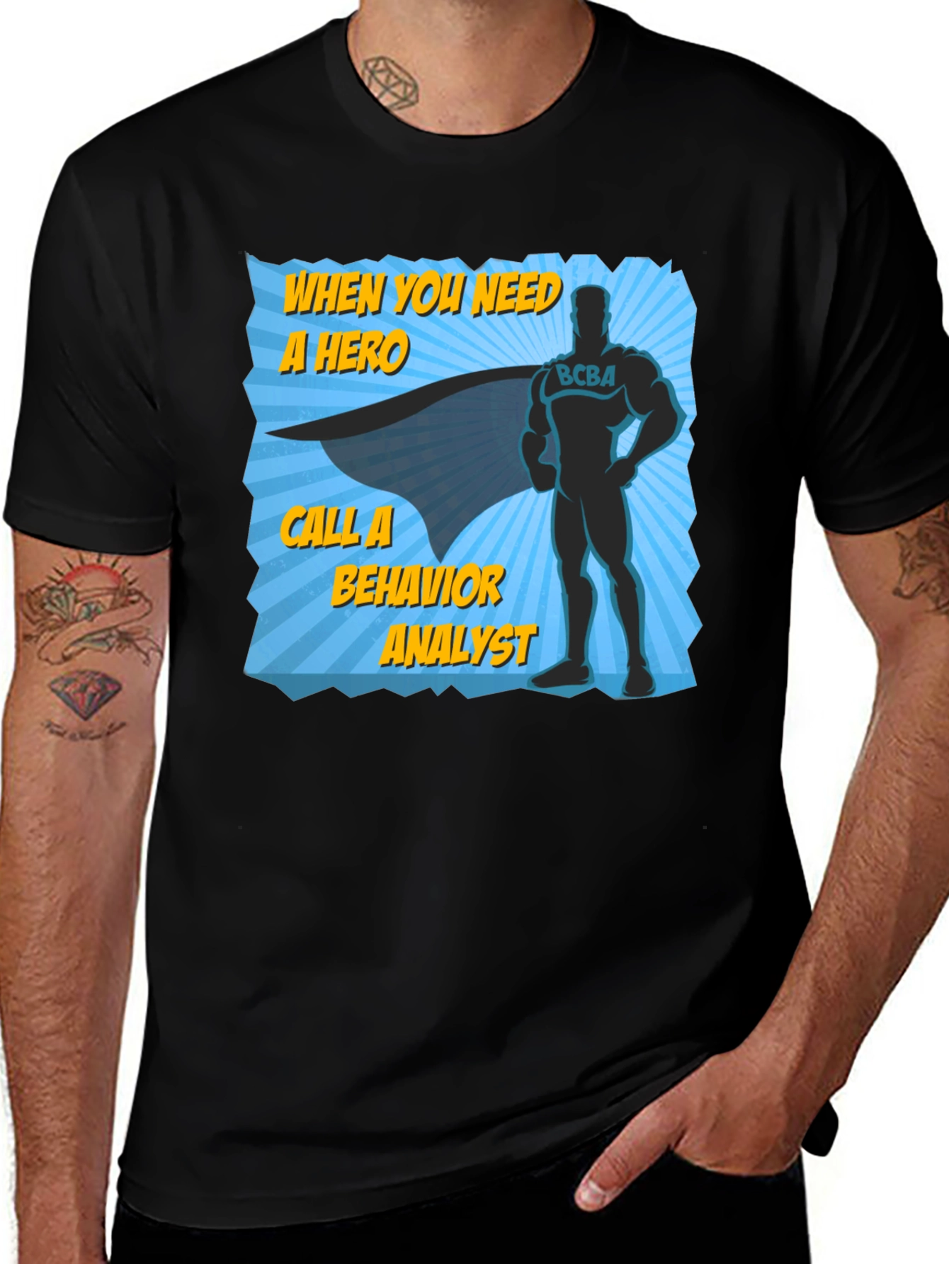 Variant 14 of Behavior Analyst Hero T-Shirt