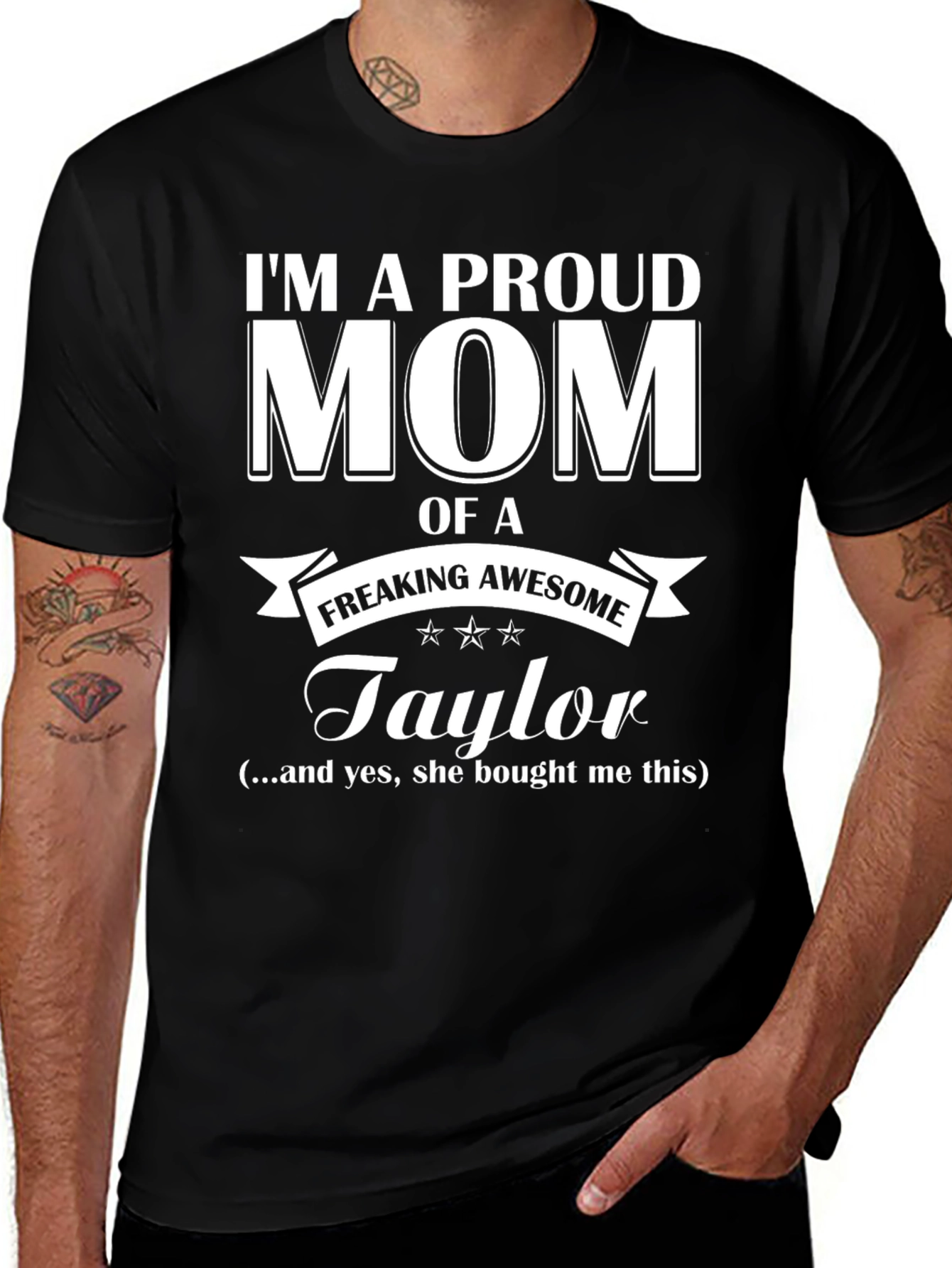 Variant 5 of Proud Mom Of A Freaking Awesome Taylor T-Shirt