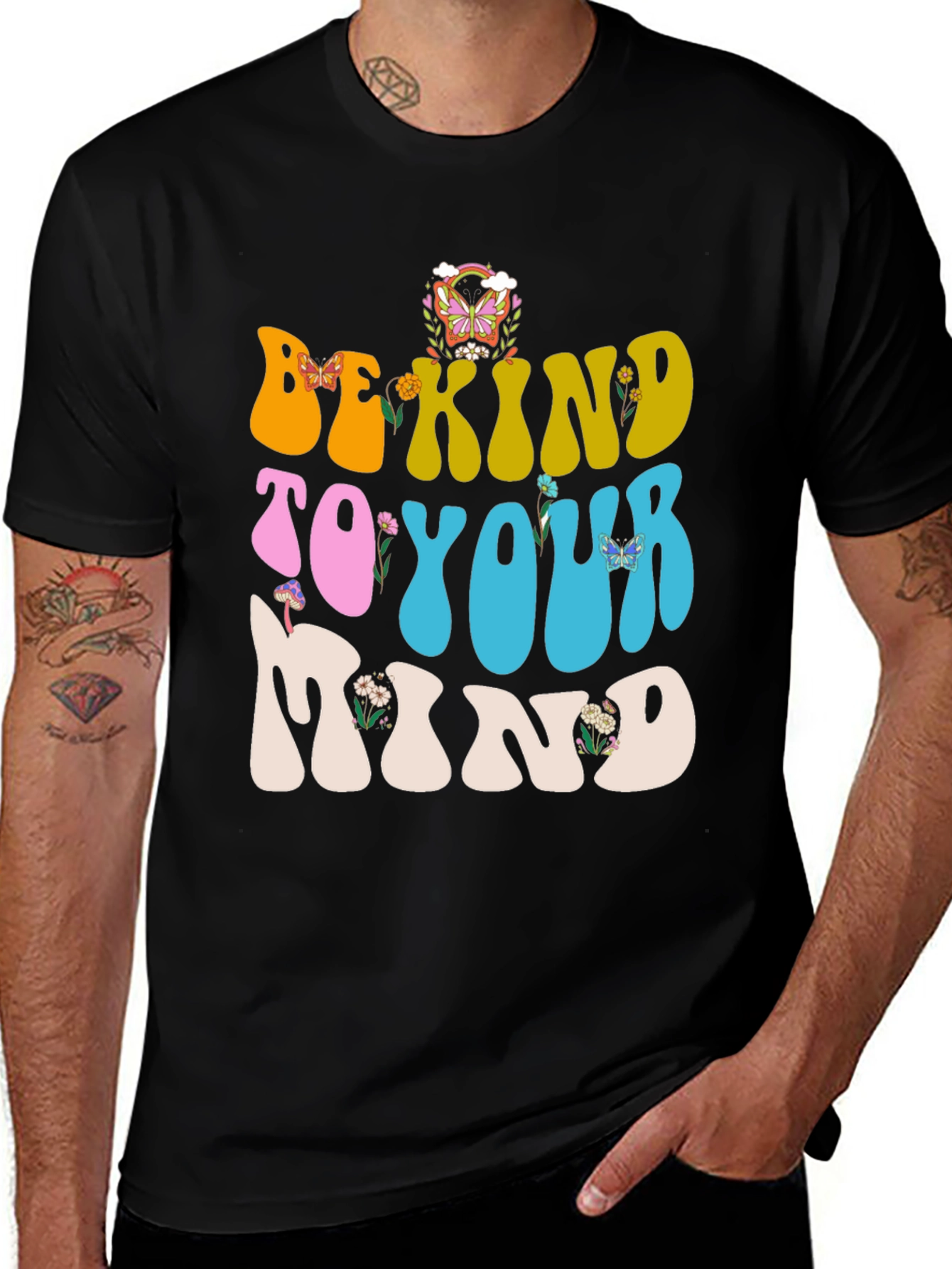 Variant 10 of Be Kind To Your Mind Graphic T-Shirt
